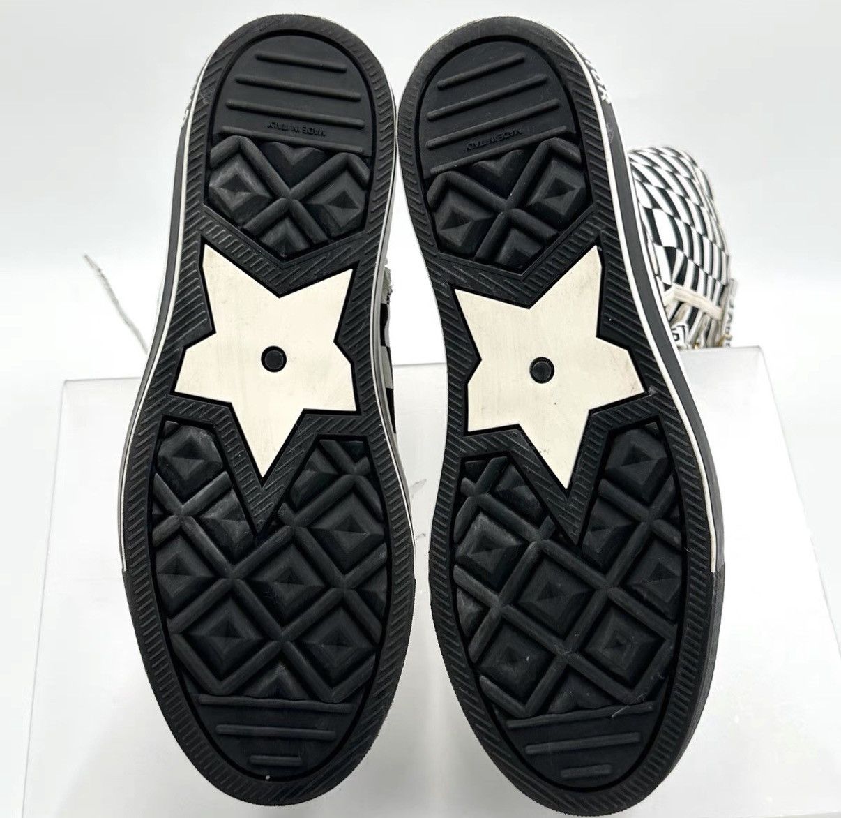 Dior Dior Black White Checkerboard Canvas Mid-Calf Boots K12 Size US 9 / IT 39 - 7 Thumbnail