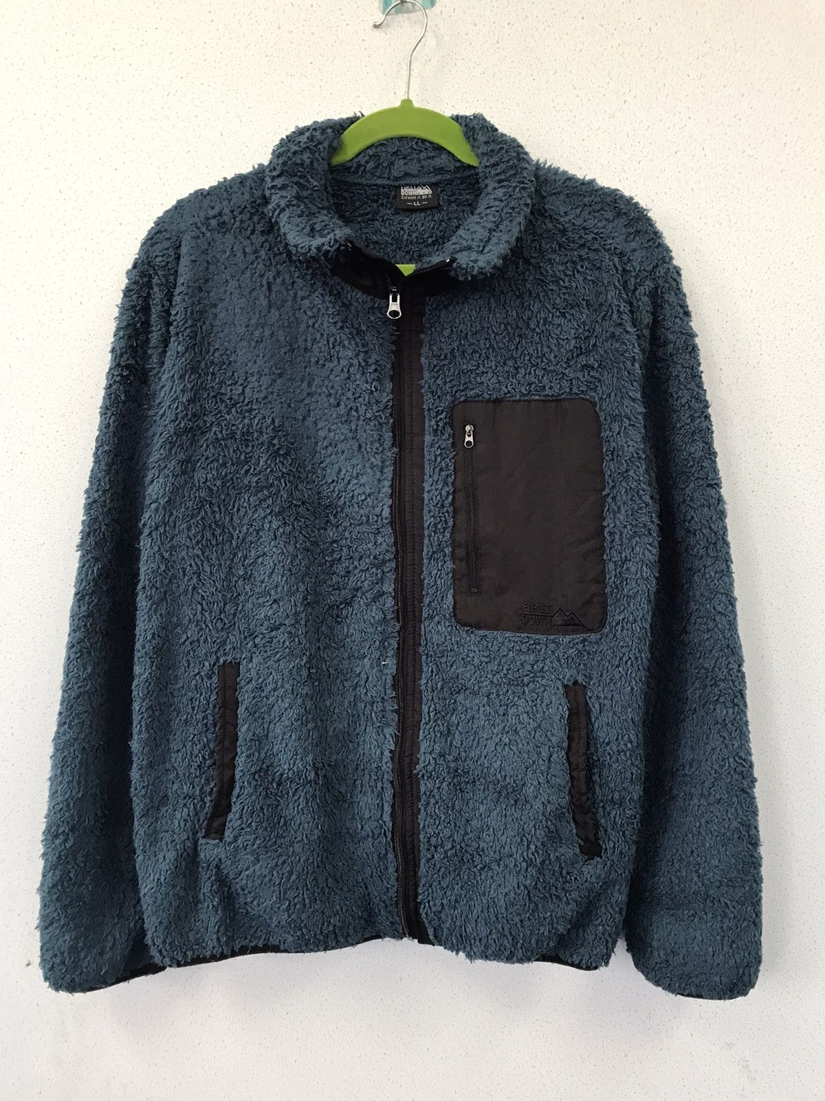 Japanese Brand First Down USA Fleece Jacket Size US L / EU 52-54 / 3 - 2 Thumbnail