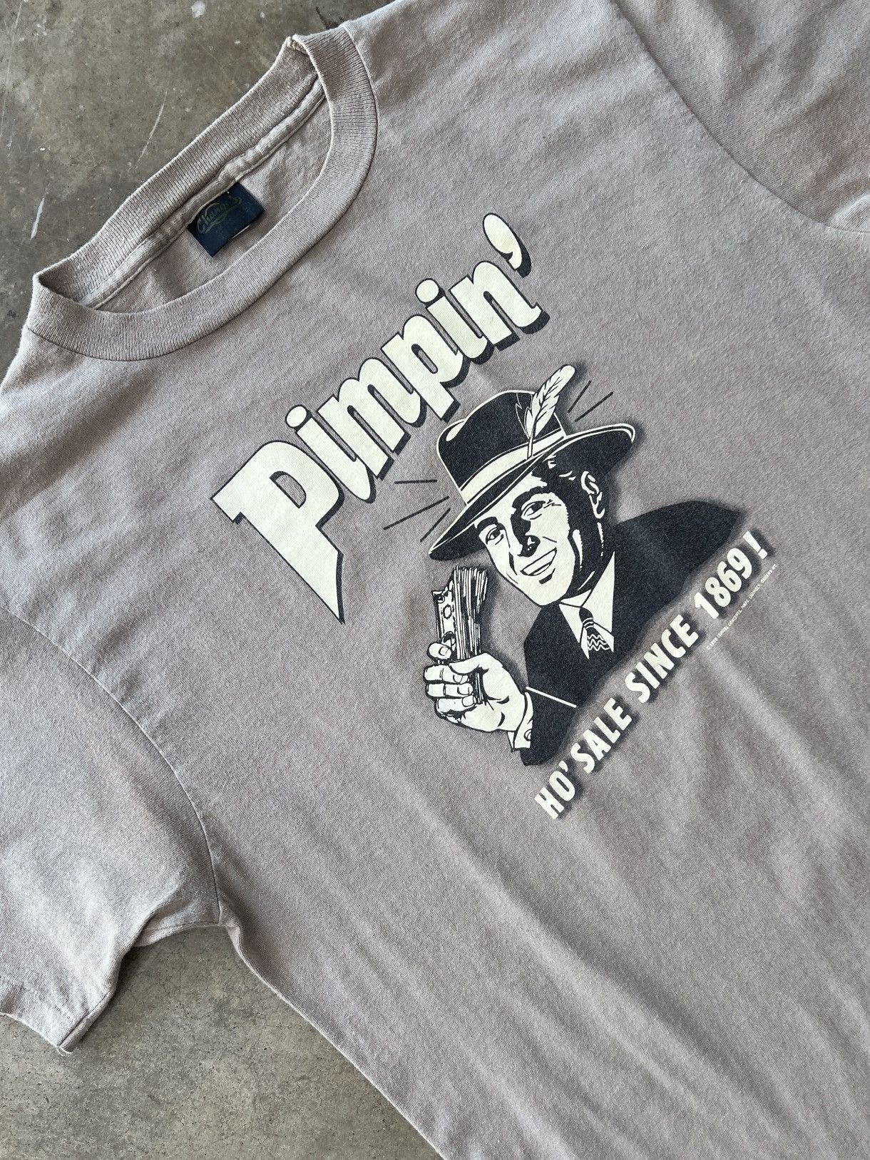 Vintage Vintage 1999 Pimpin Since 1869 Single Stitch Tee Large Size US L / EU 52-54 / 3 - 1 Thumbnail