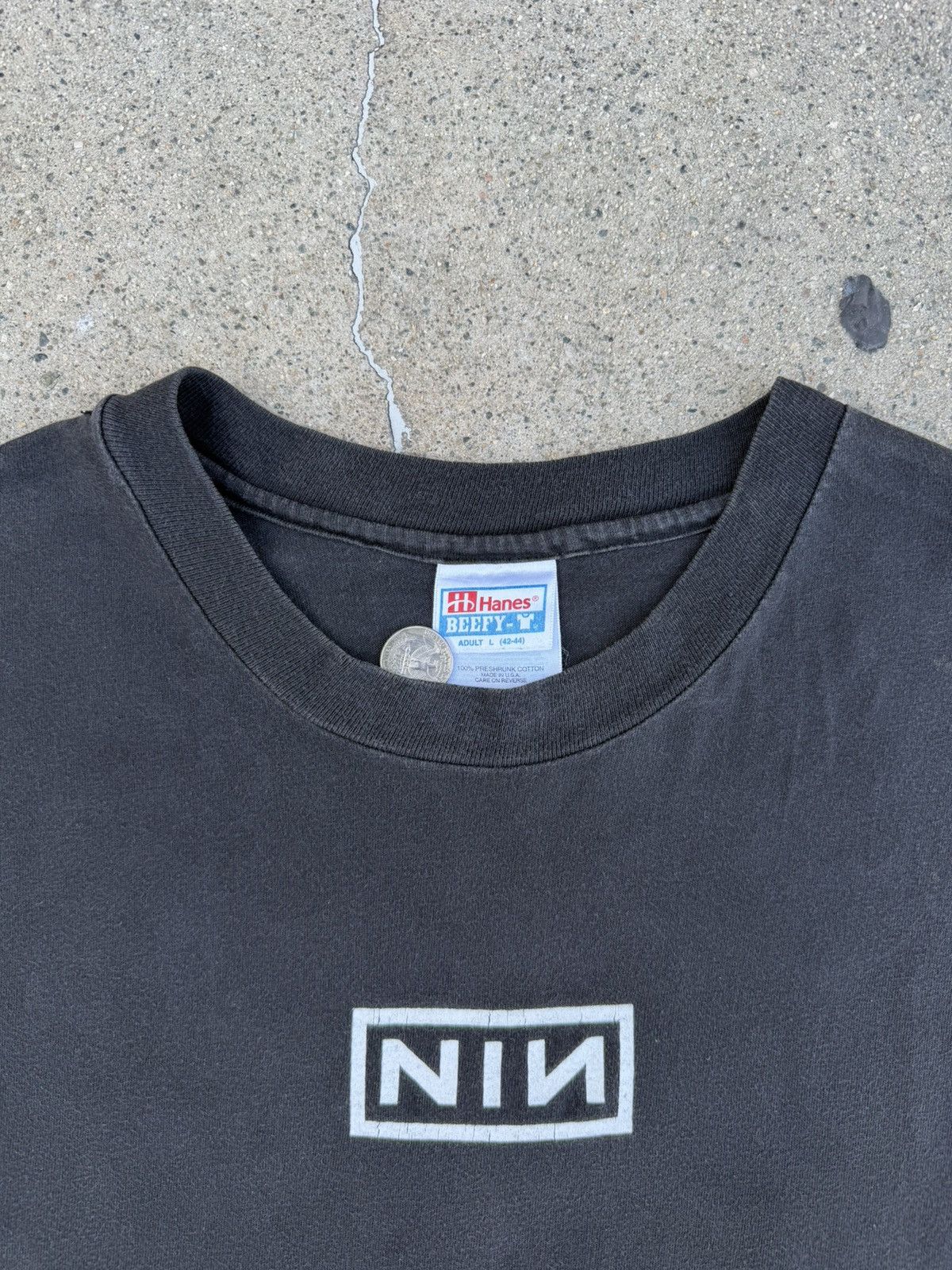 Vintage 1990s Nine Inch Nails "NIN" Band Tee Size US L / EU 52-54 / 3 - 2 Thumbnail