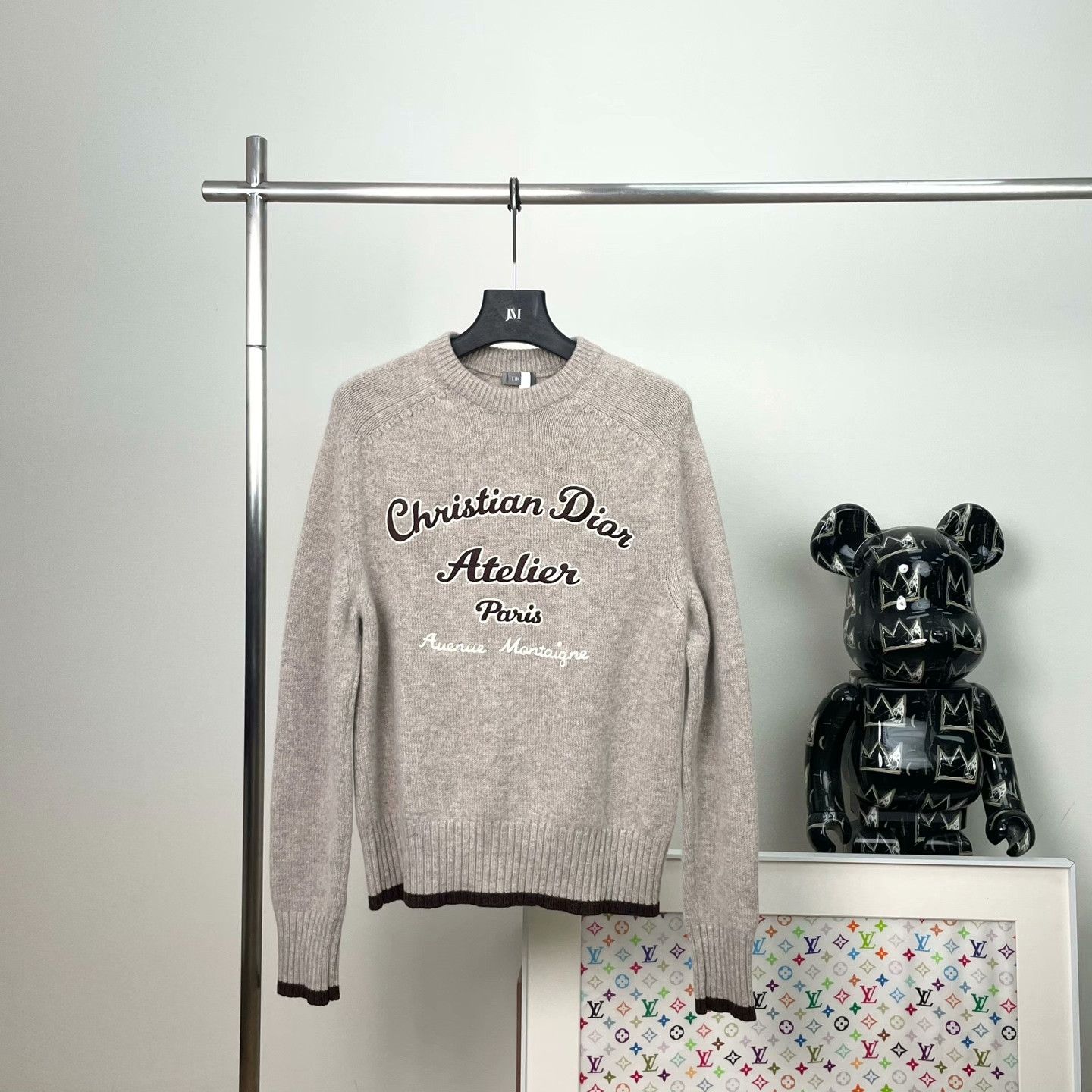 Dior Dior Retro Embroidered Sweater s Men Size US S / EU 44-46 / 1 - 1 Thumbnail