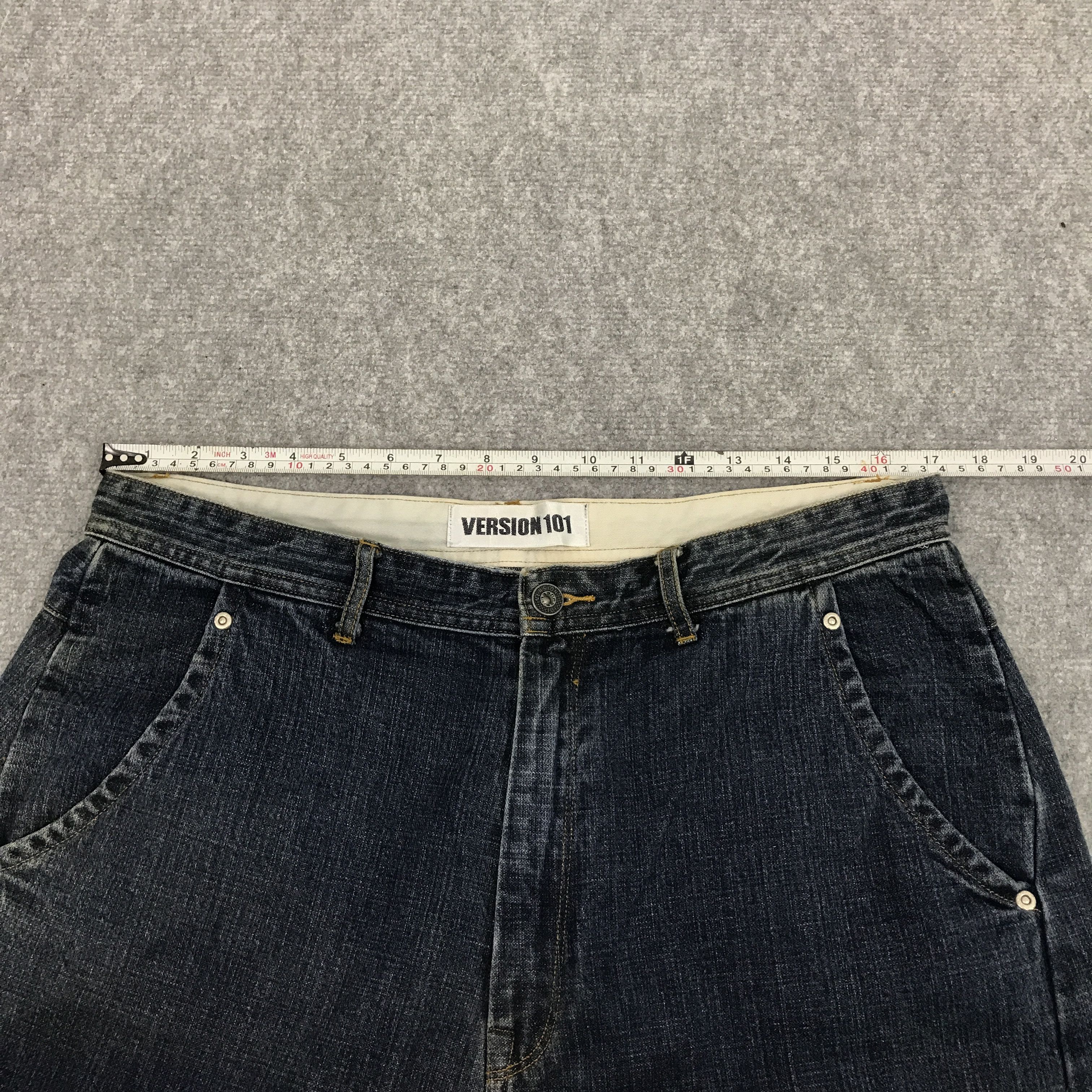 Japanese Brand Version101 japanese brand baggy jean pants Size US 34 / EU 50 - 9 Thumbnail