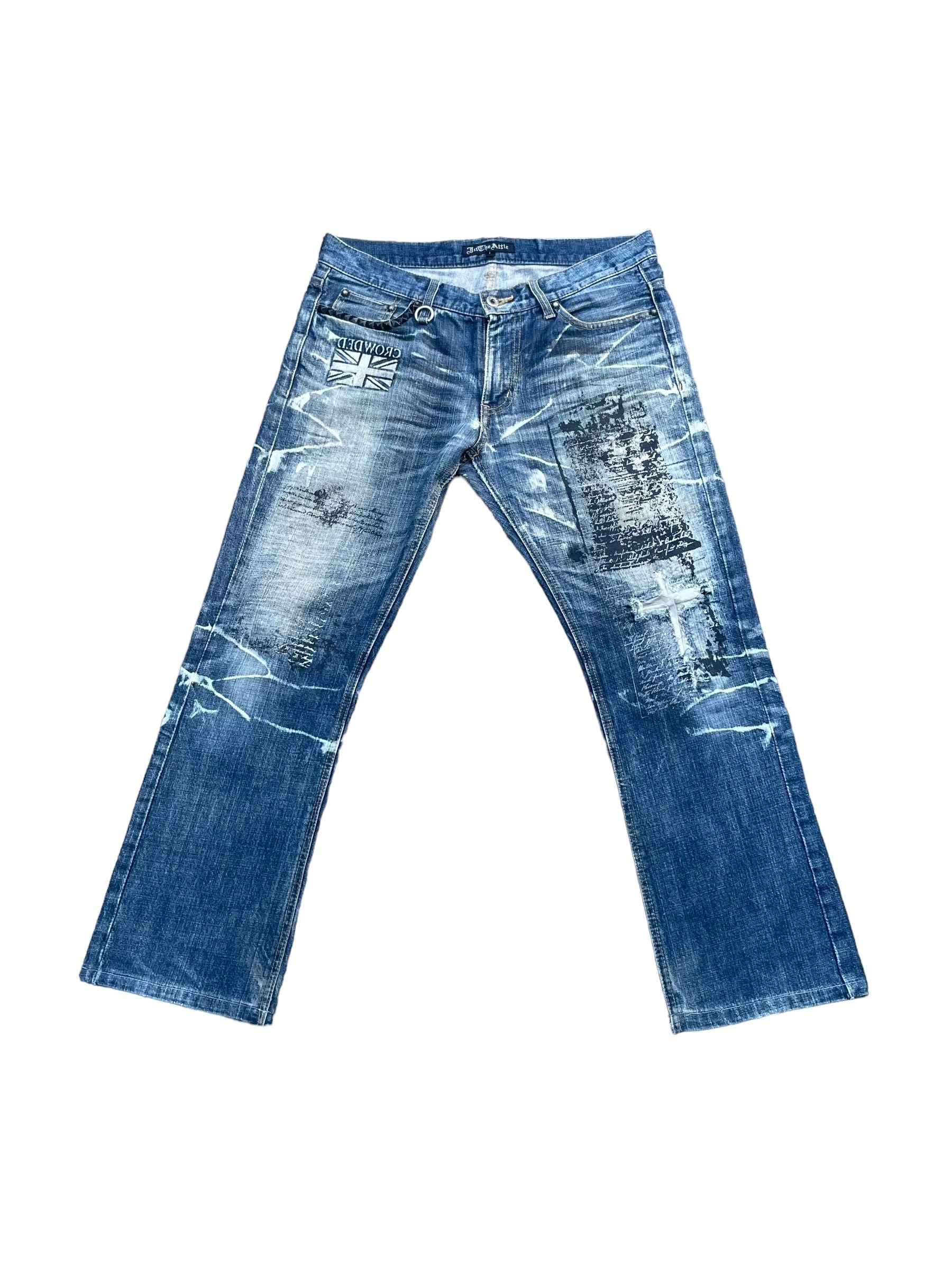 In The Attic In The Attic Custom Distresed Denim Size US 35 - 1 Thumbnail