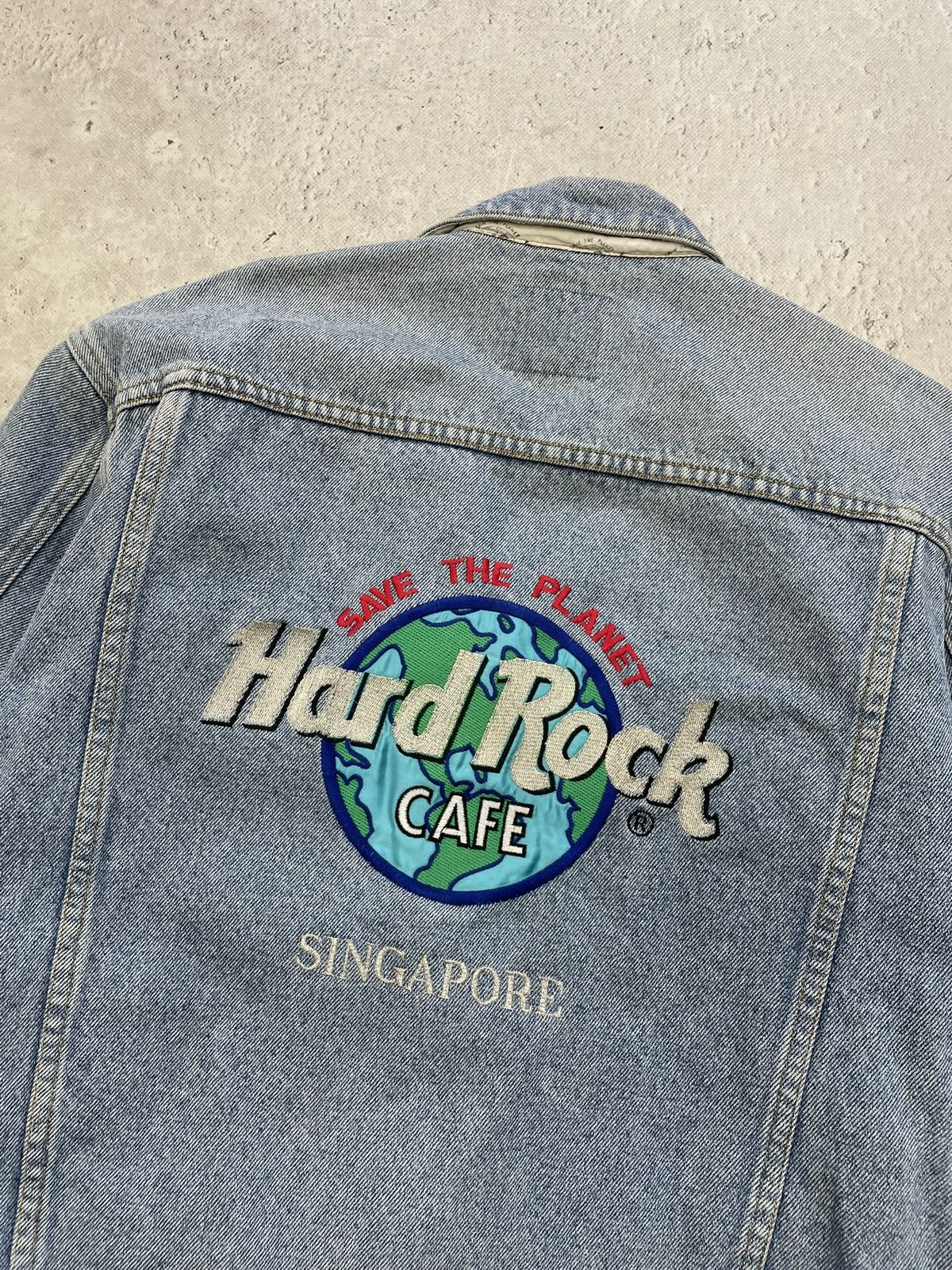 Hard Rock Cafe Rare denim hard rock cafe trucker jacket y2k Size US S / EU 44-46 / 1 - 10 Thumbnail