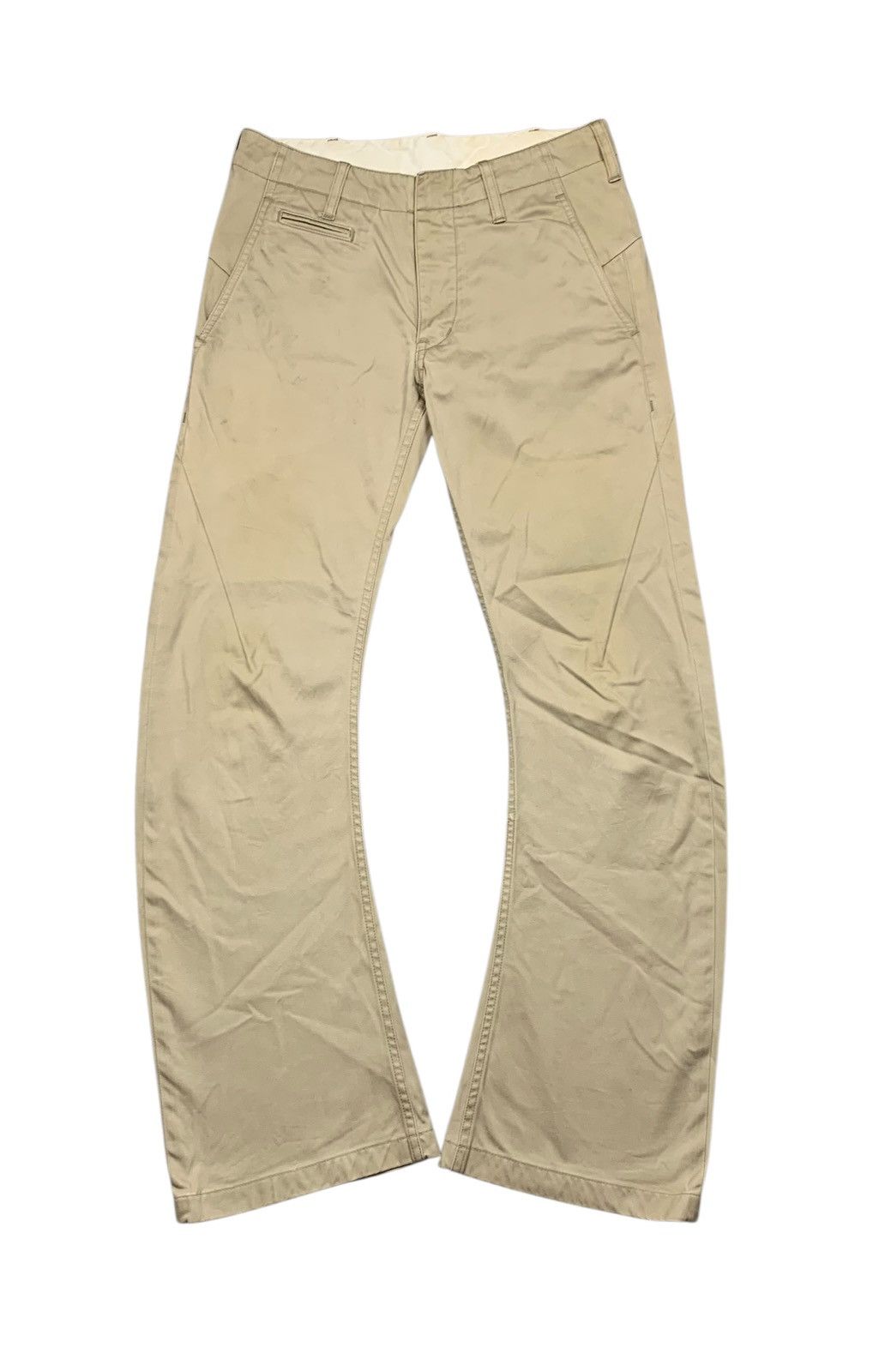 Attachment Japanese brand ATTACHMENT flared chinos unique Size US 31 - 1 Thumbnail