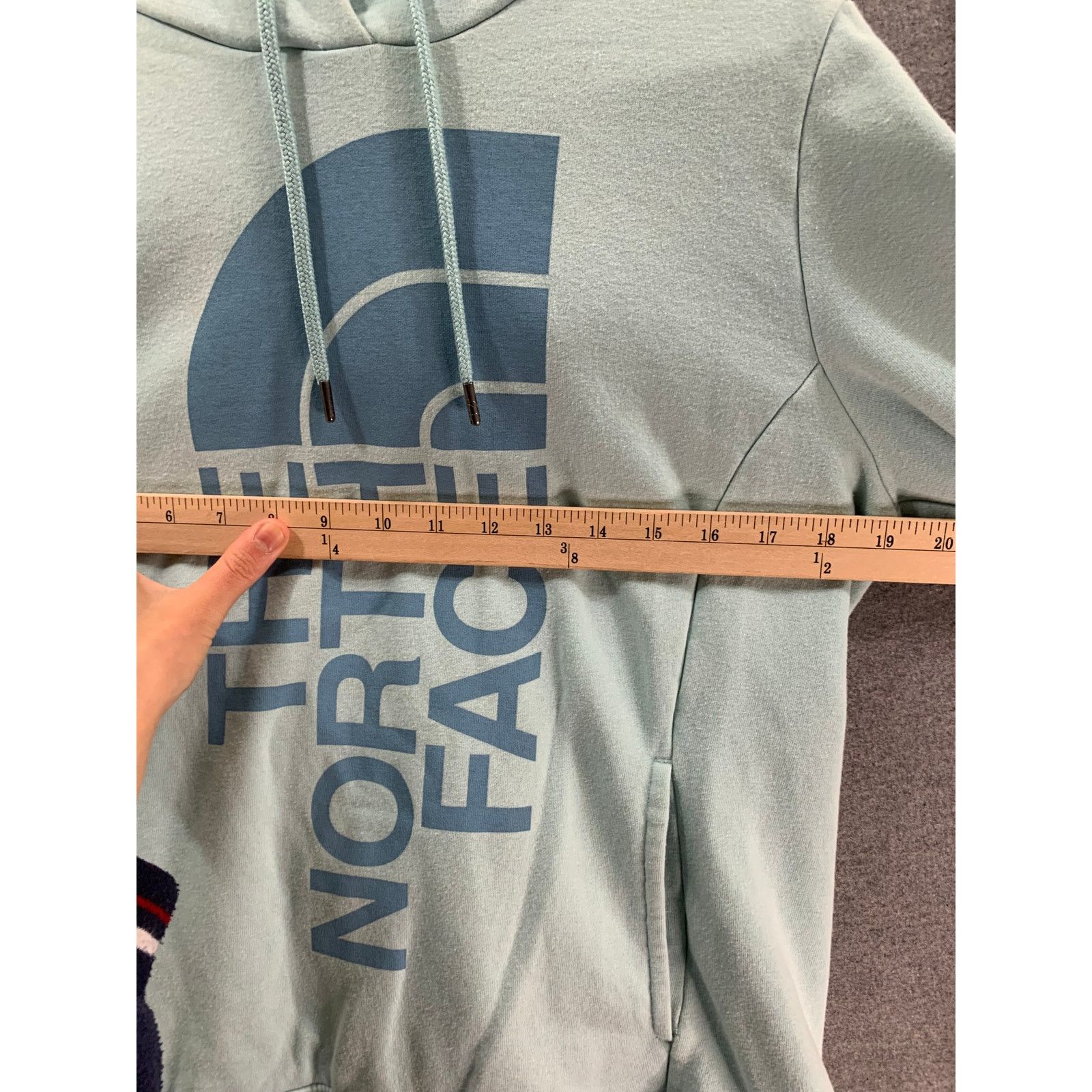 The North Face The North Face Hoodie Womens Medium Green Mint Logo Size M / US 6-8 / IT 42-44 - 4 Thumbnail