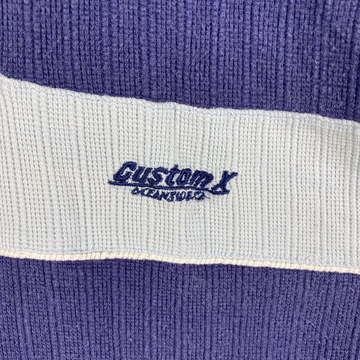 Vintage Vintage CUSTOM-X Ocean Side Surfing Polo Shirt Large Size Size US L / EU 52-54 / 3 - 2 Thumbnail