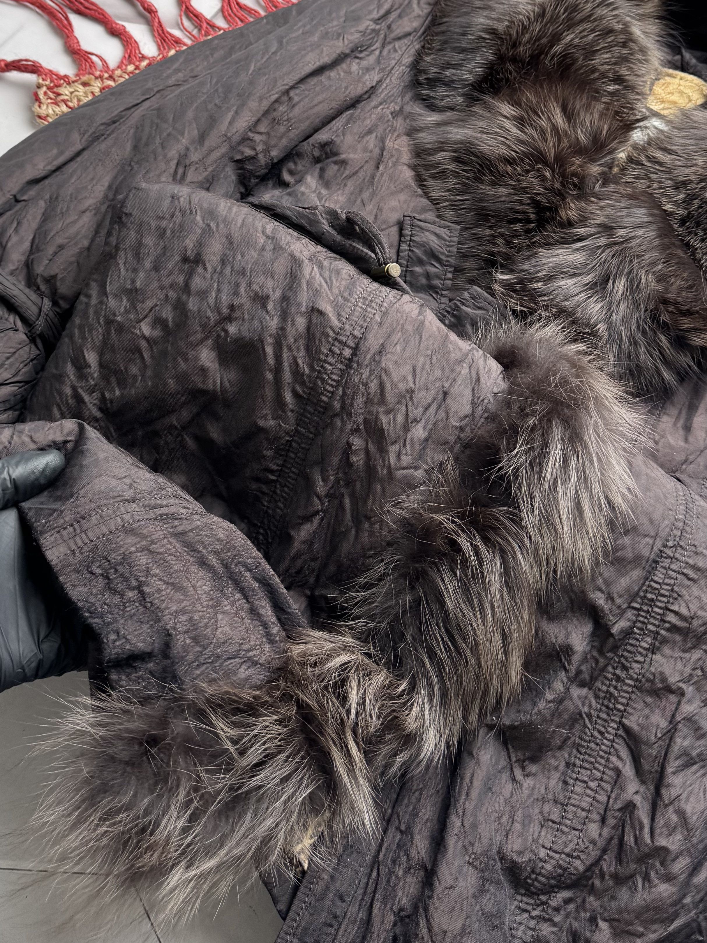 Vintage Vintage Coat With Real Fur Details (E4) Size L / US 10 / IT 46 - 9 Thumbnail