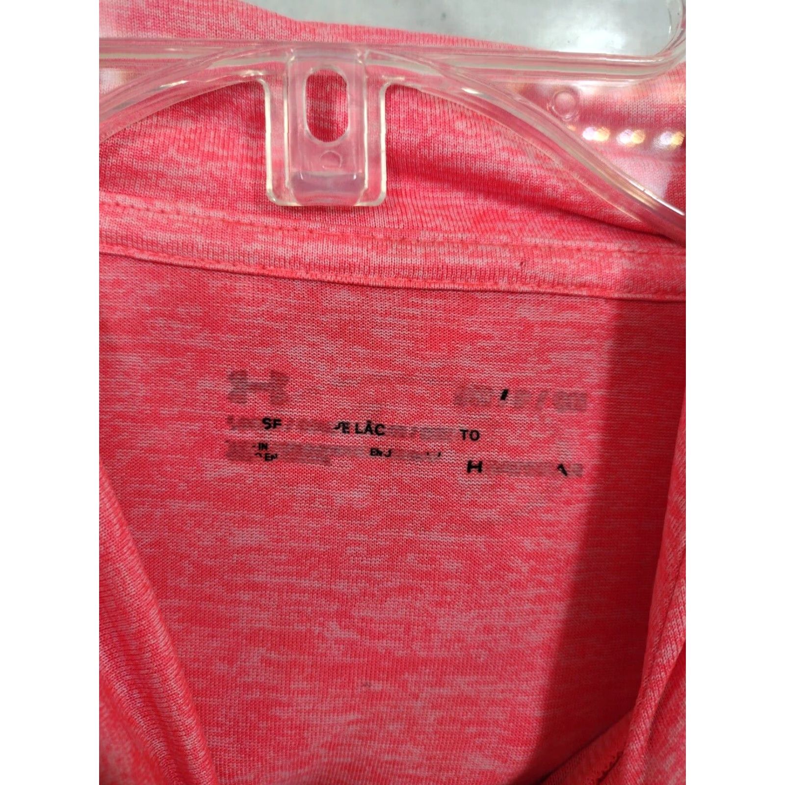 Under Armour Under Armour Shirt Mens Small HeatGear Long Sleeve Hooded Mock Neck Pink Athletic Windswept? Size US S / EU 44-46 / 1 - 3 Thumbnail