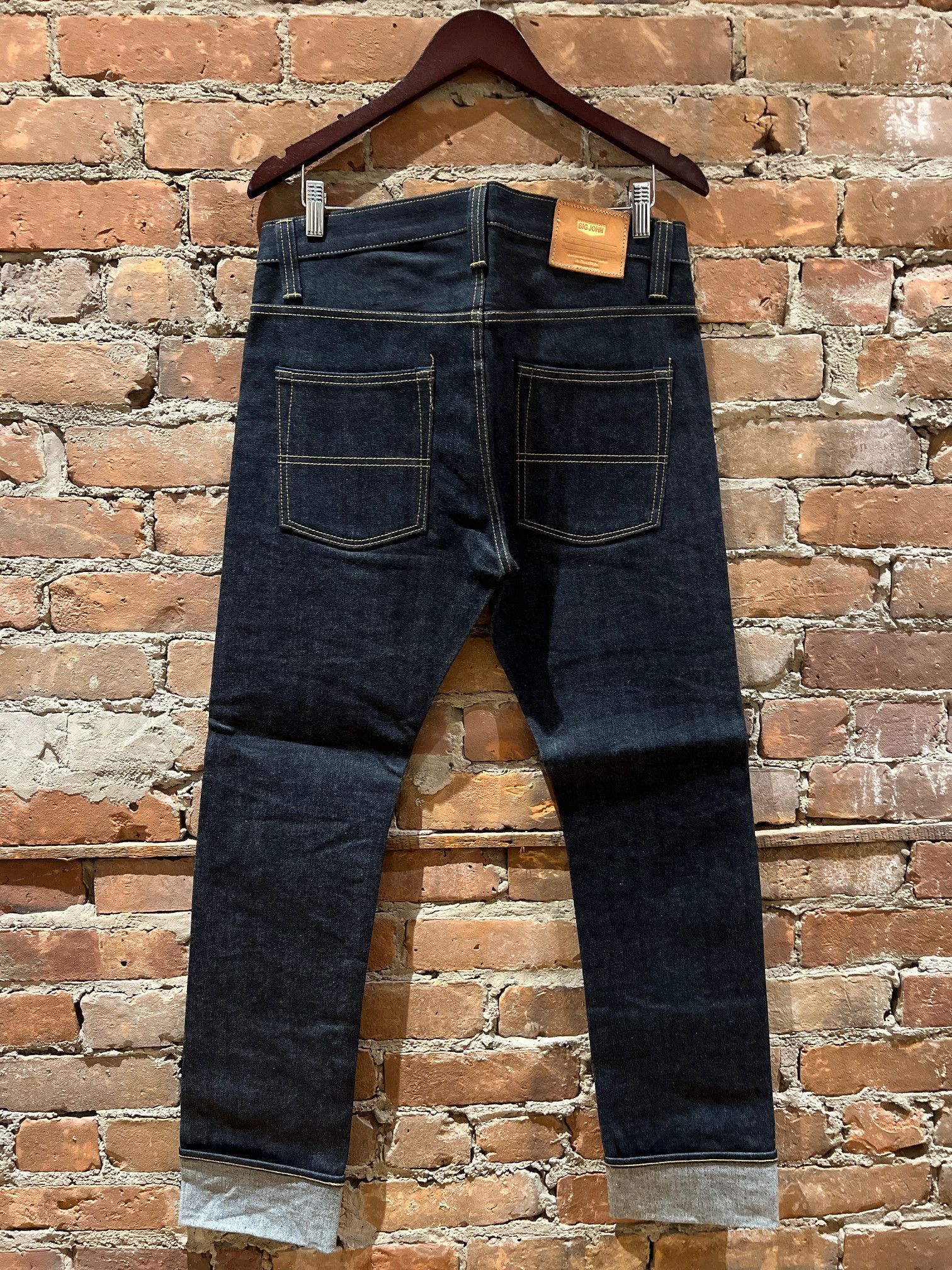 Big John Big John M107F Raw Stretch Selvedge Denim Size US 33 - 3 Thumbnail