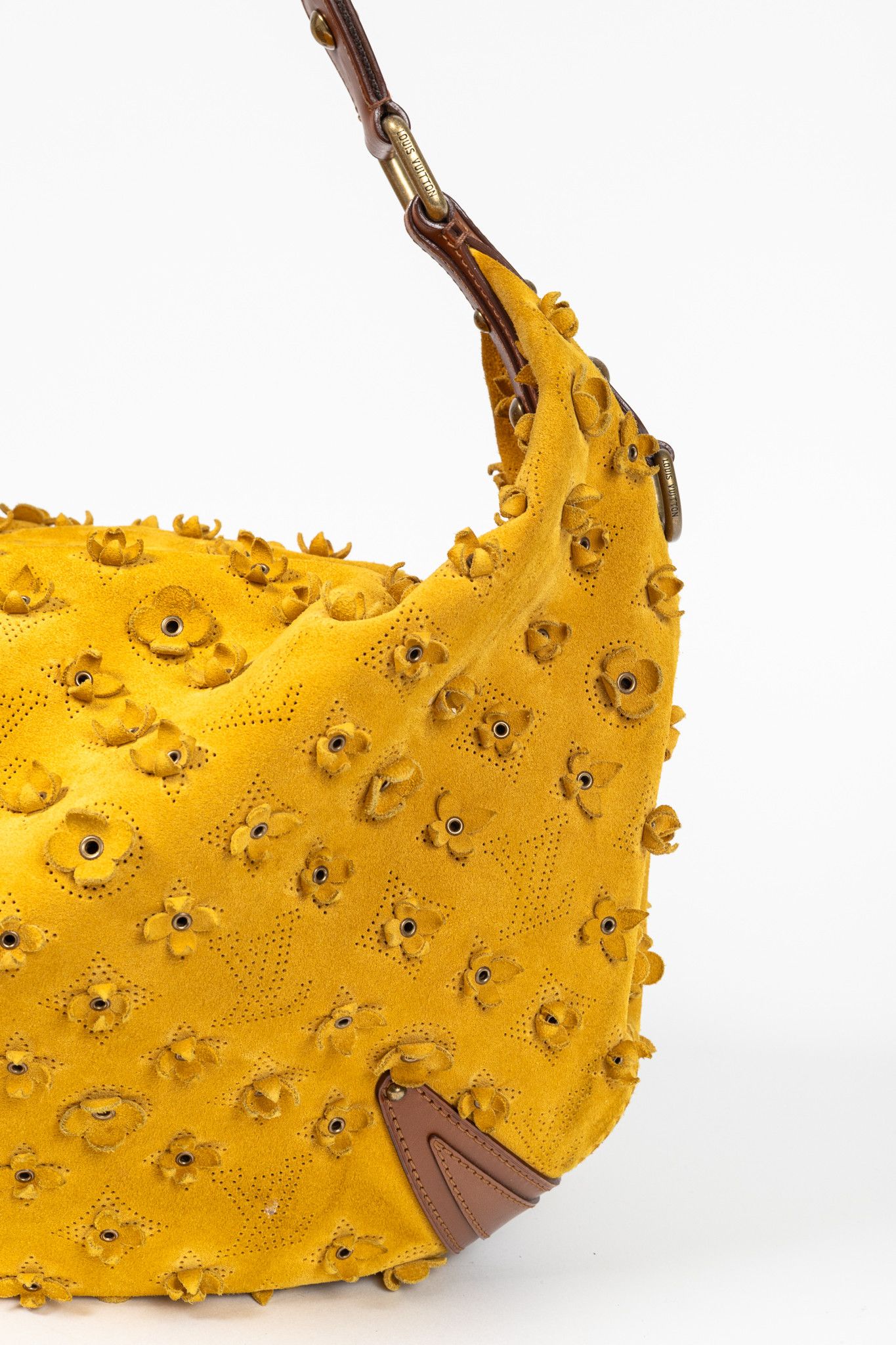 Louis Vuitton Louis Vuitton Onatah Fleurs GM Mais Suede Hobo Bag Size ONE SIZE - 9 Thumbnail