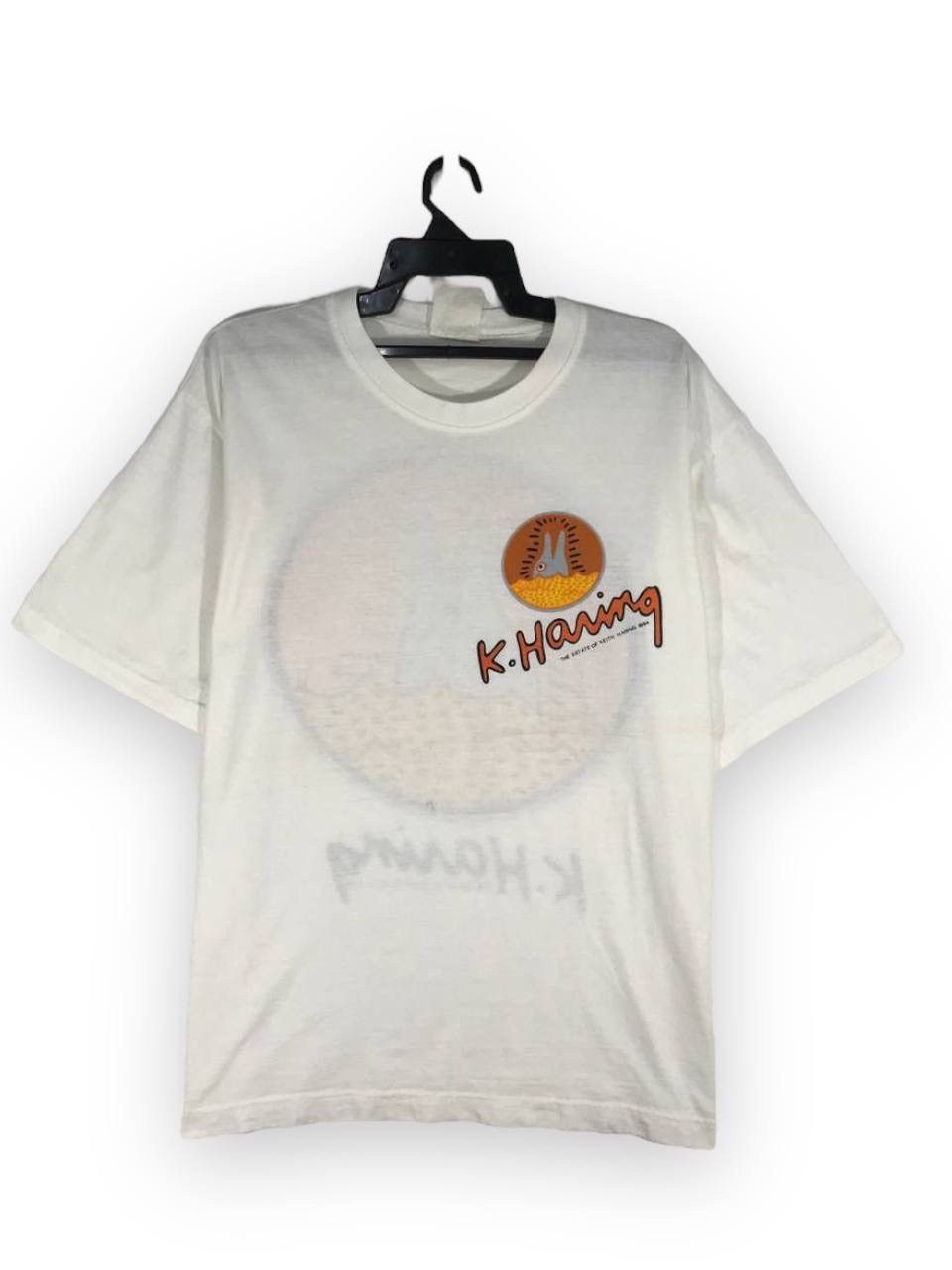 Vintage vintage 1994 Keith Haring Dolphin Size US XL / EU 56 / 4 - 4 Thumbnail
