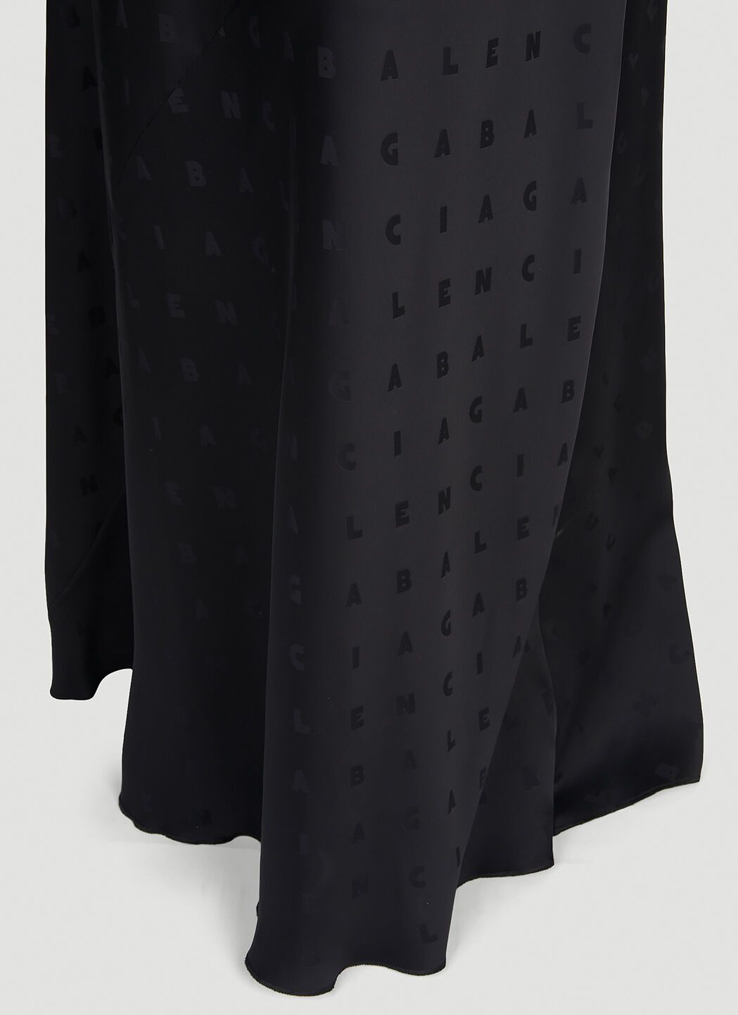 Balenciaga o1la1rc1a1024 Racer Back Gown in Black Size XS / US 0-2 / IT 36-38 - 7 Thumbnail