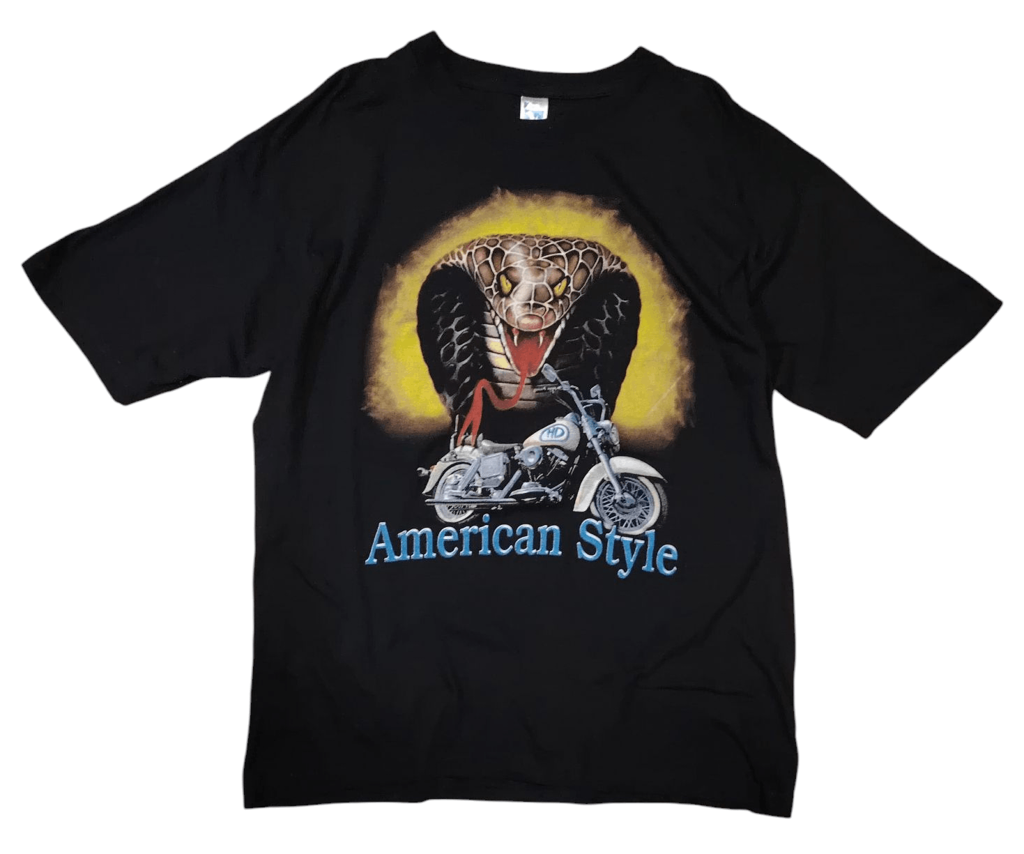 Vintage Vintage American Style Harley Davidson Cobra t shirt Size US XL / EU 56 / 4 - 1 Thumbnail