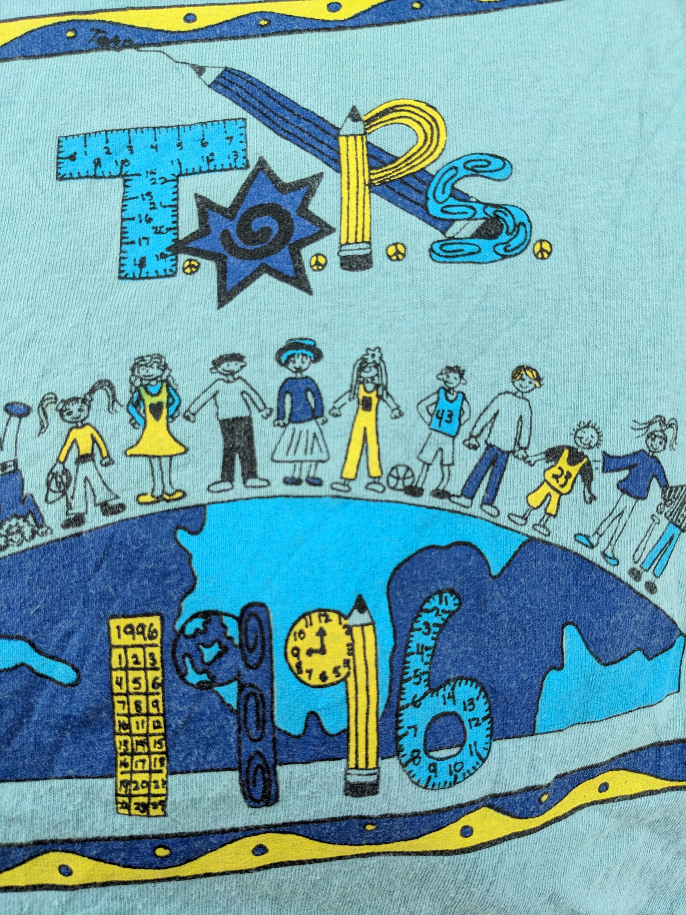 Rap Tees × Vintage Vintage 90s TOPS graphics quotes Tee XL faded Size US XL / EU 56 / 4 - 4 Thumbnail