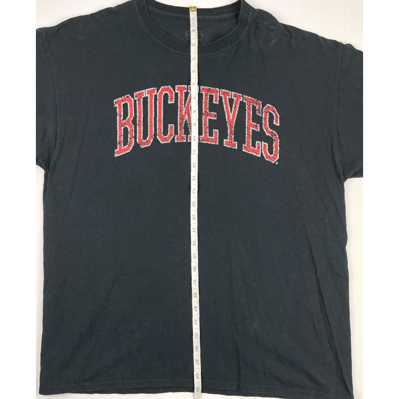 Vintage Ohio State Buckeyes Shirt Adult XL Black Cotton Logo Graphic 90s Retro College Football Mens Size US XL / EU 56 / 4 - 6 Thumbnail