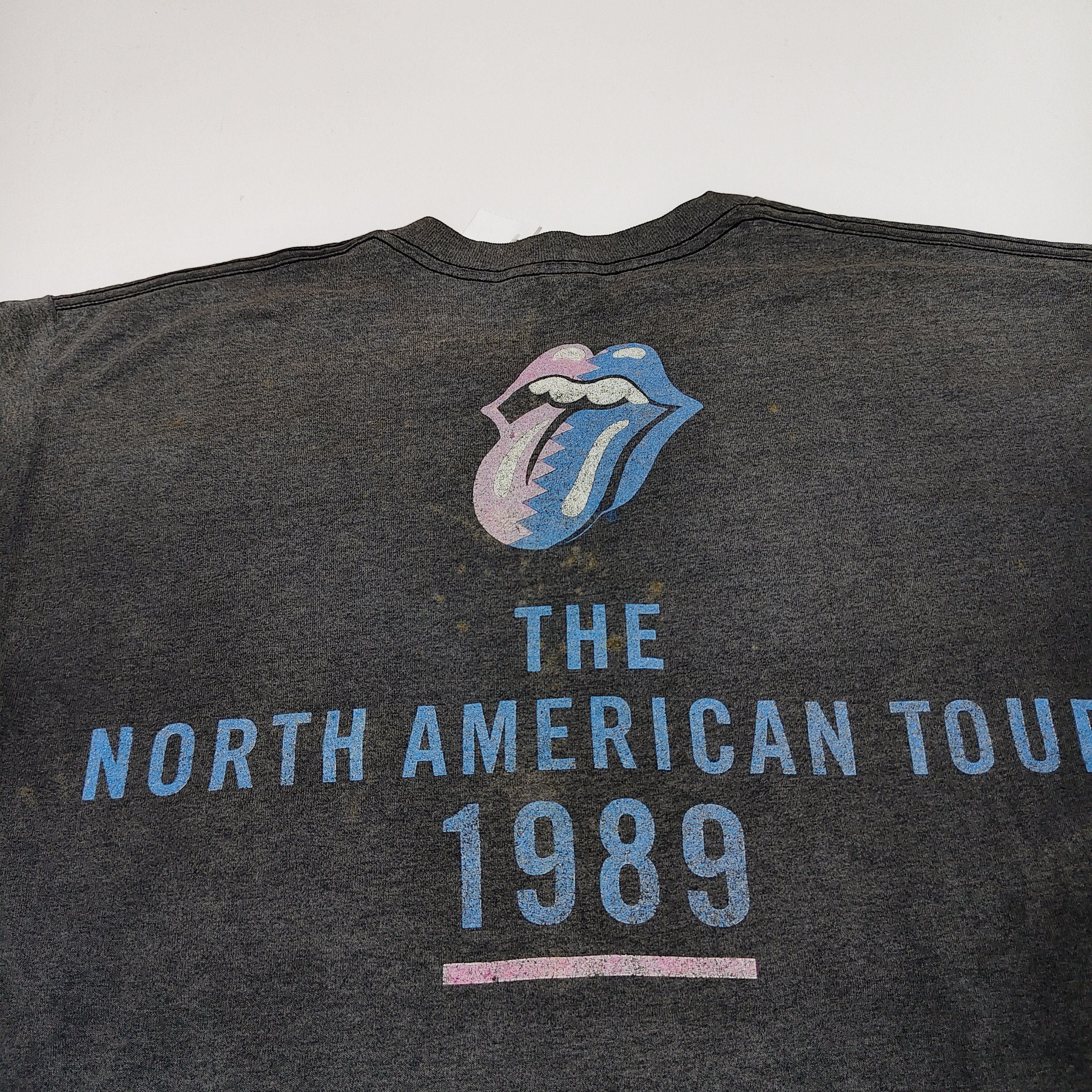 The Rolling Stones 1989 Rolling Stones Steel Wheels The North American Tour #E Size US L / EU 52-54 / 3 - 7 Thumbnail