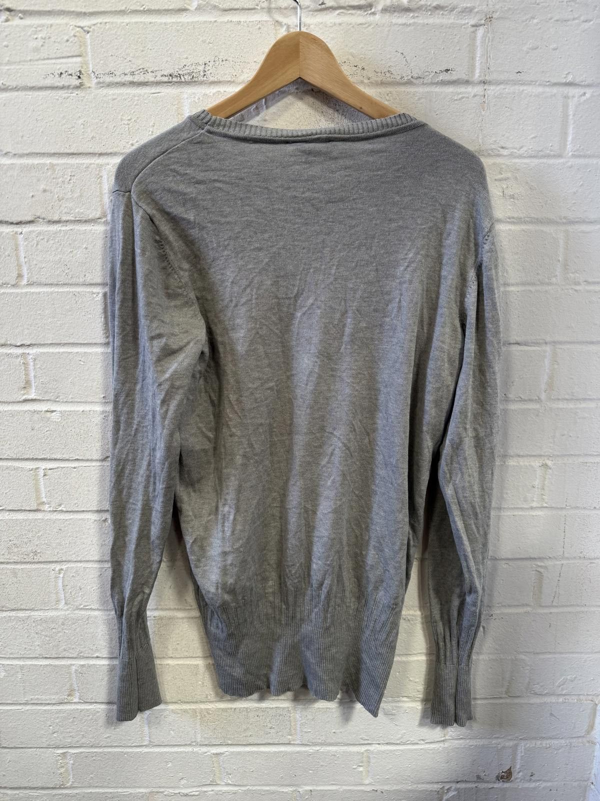 Designer Dorothy Perkins Grey Long Sleeve Sweater Size UK 14 EU 42 Size L / US 10 / IT 46 - 2 Thumbnail