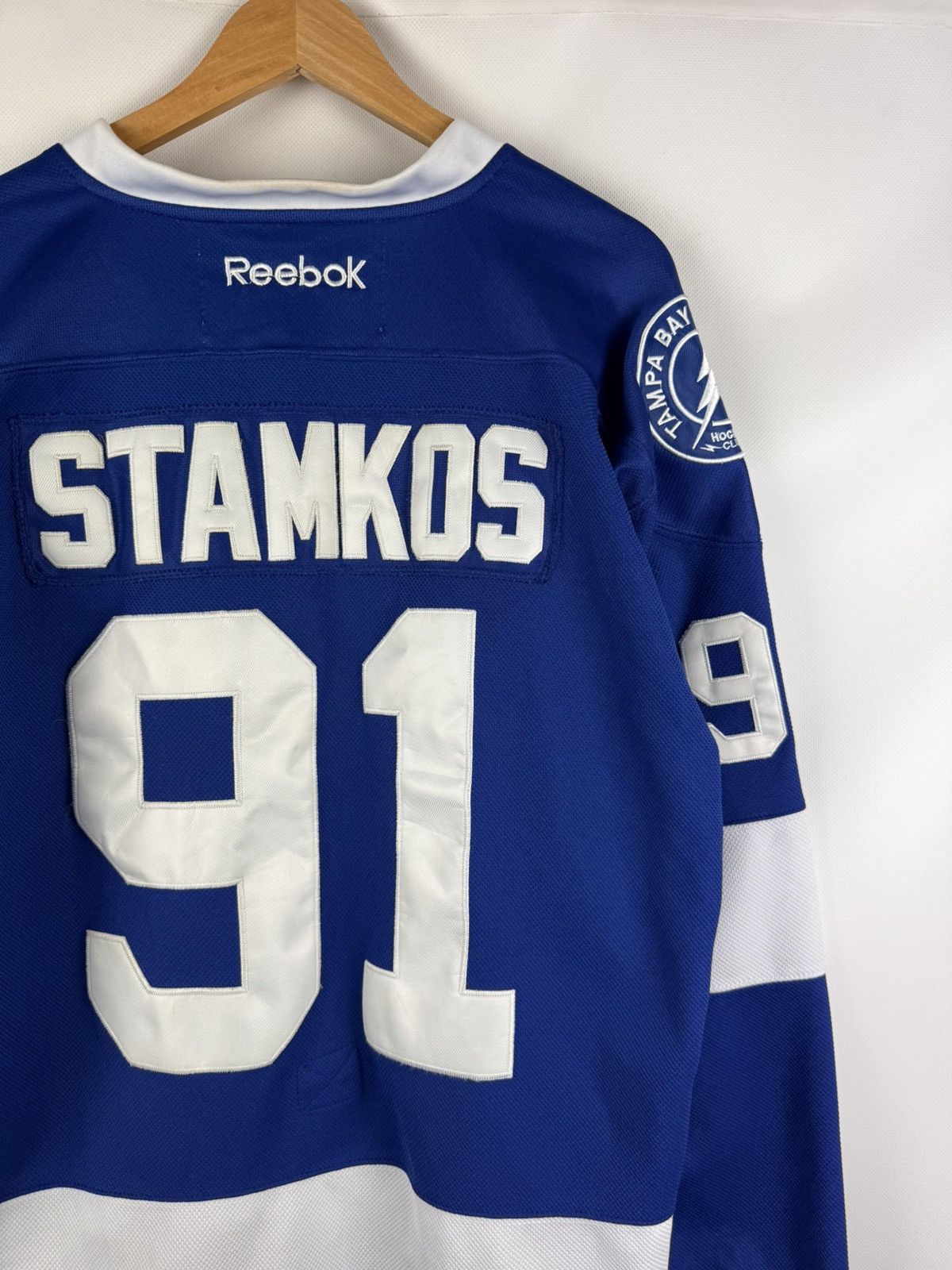 Reebok Reebok Tampa Bay Lightning #91 Stamkos NHL Hockey Jersey Size US M / EU 48-50 / 2 - 18 Thumbnail