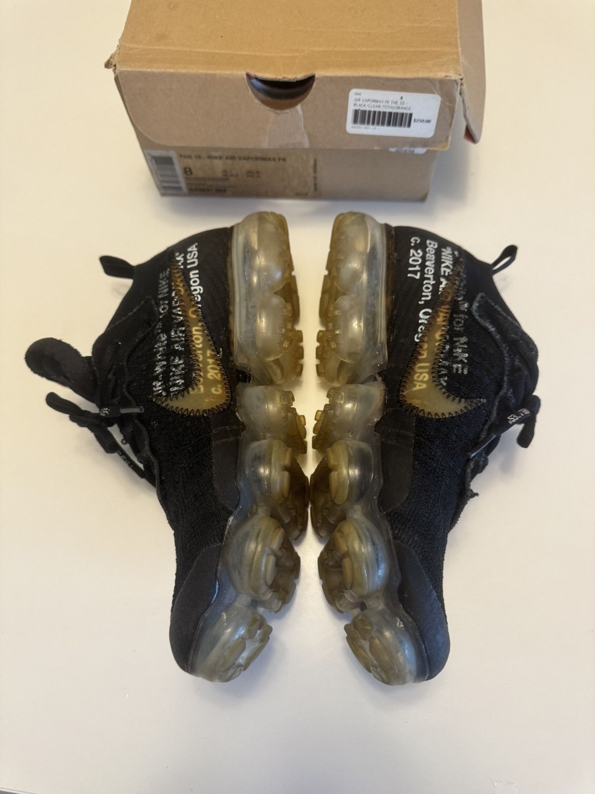 Nike × Off-White The 10: Vapormax Black Size US 8 / EU 41 - 3 Thumbnail