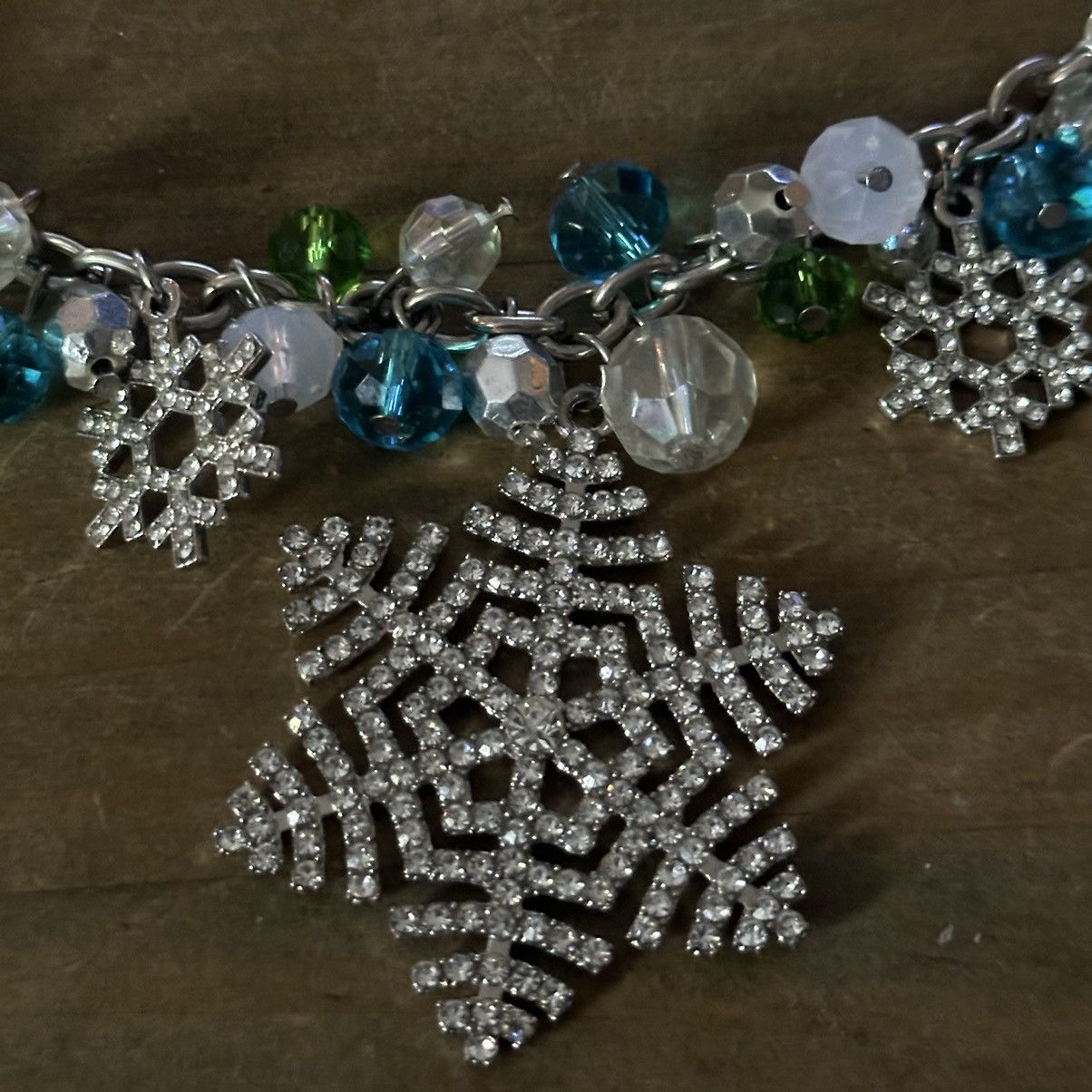Other Snowflake charm statement necklace Size ONE SIZE - 3 Thumbnail