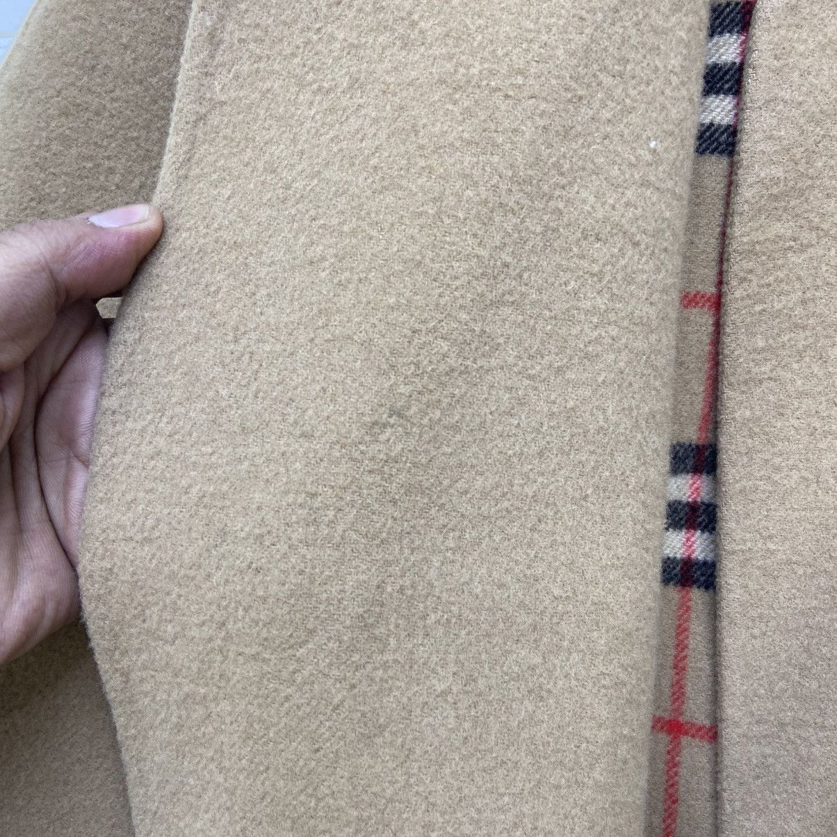 Burberry Prorsum Vintage Burberrys Prorsum Nova Check Wool Cashmere Coat Size M / US 6-8 / IT 42-44 - 11 Thumbnail
