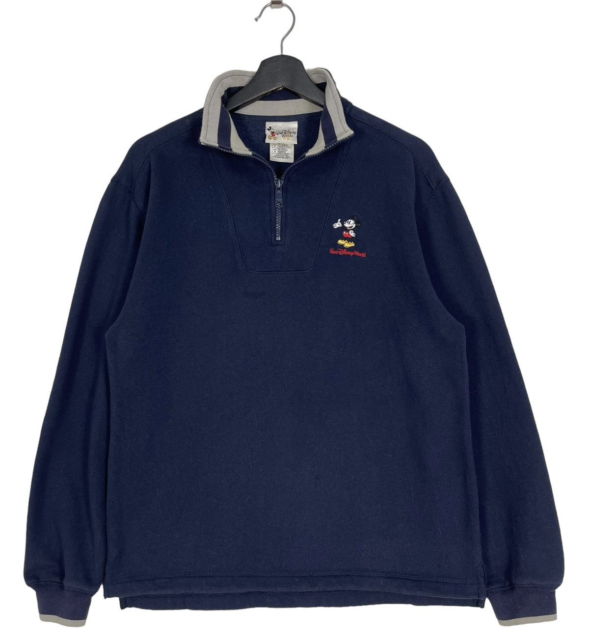 Cartoon Network × Mickey Mouse × Vintage Vintage Mickey Mouse Embroidered Pullover Sweatshirt Size US M / EU 48-50 / 2 - 1 Thumbnail