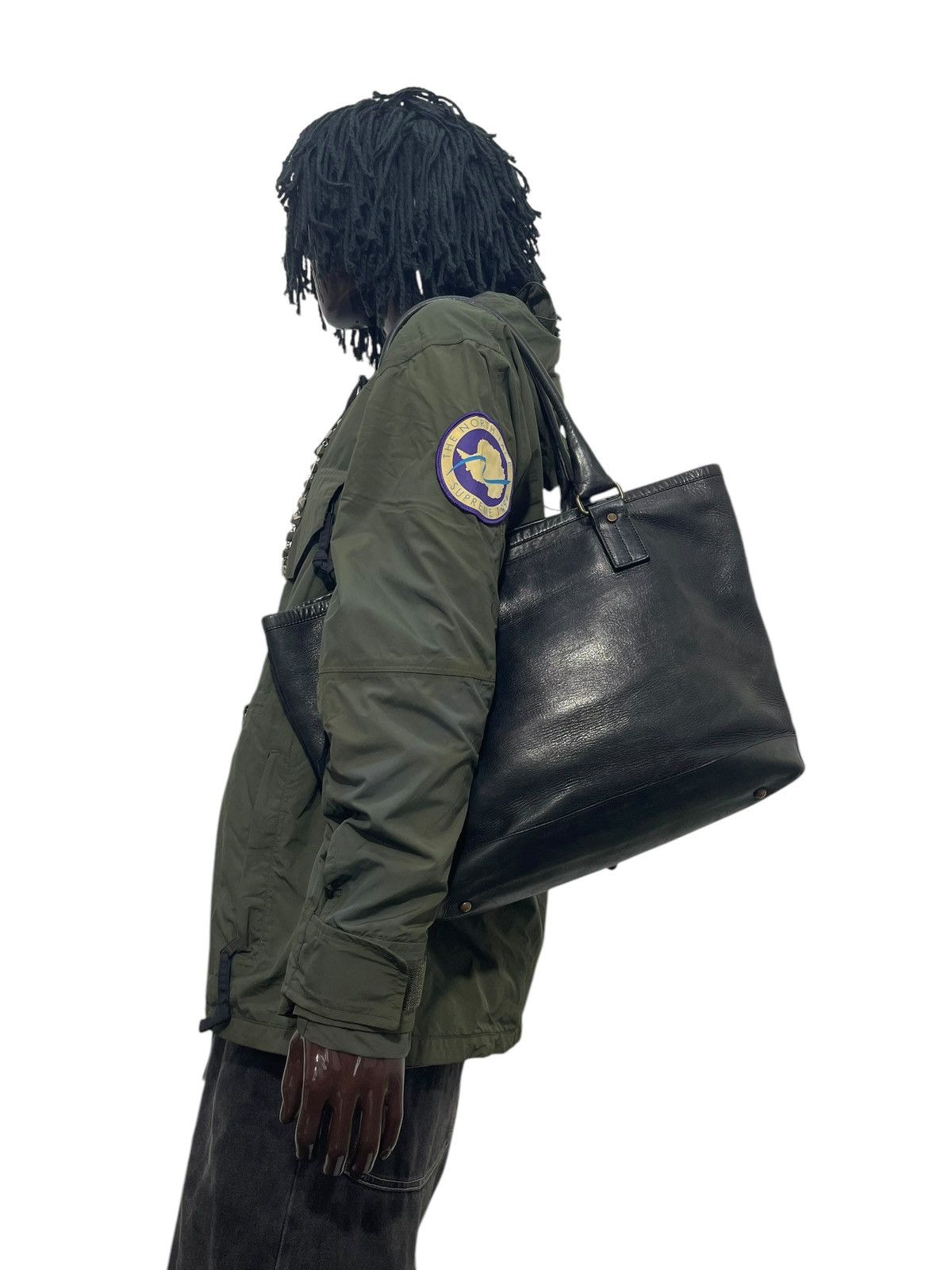 Genuine Leather Full Leather Patina Tsuchiya Kaban Tote Shoulder Bag 2🟩0 Size ONE SIZE - 2 Thumbnail