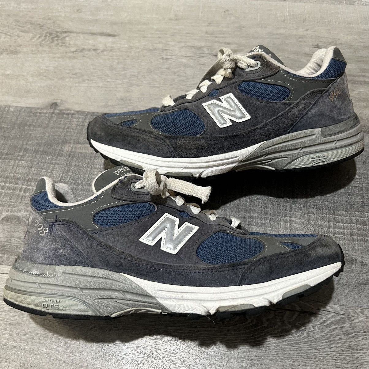 image of New Balance 993 Navy Blue Arctic Grey 90's Usa Sneakers, Men's (Size 11)