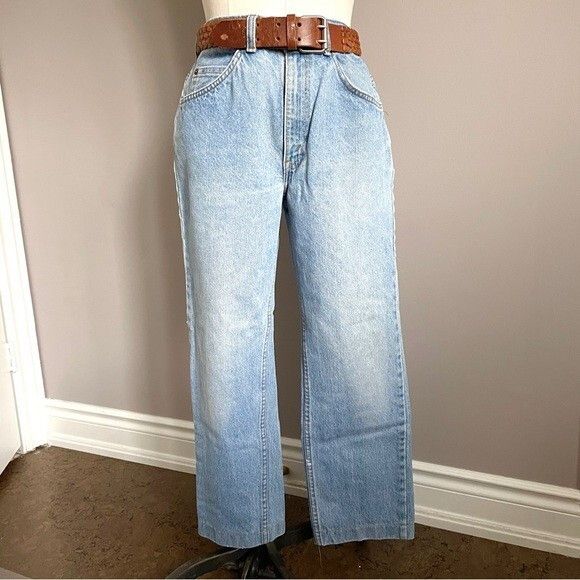 Levi's Vintage Levi's Orange Tab Straight Jeans - 30" (cropped) Size 30" / US 8 / IT 44 - 3 Thumbnail