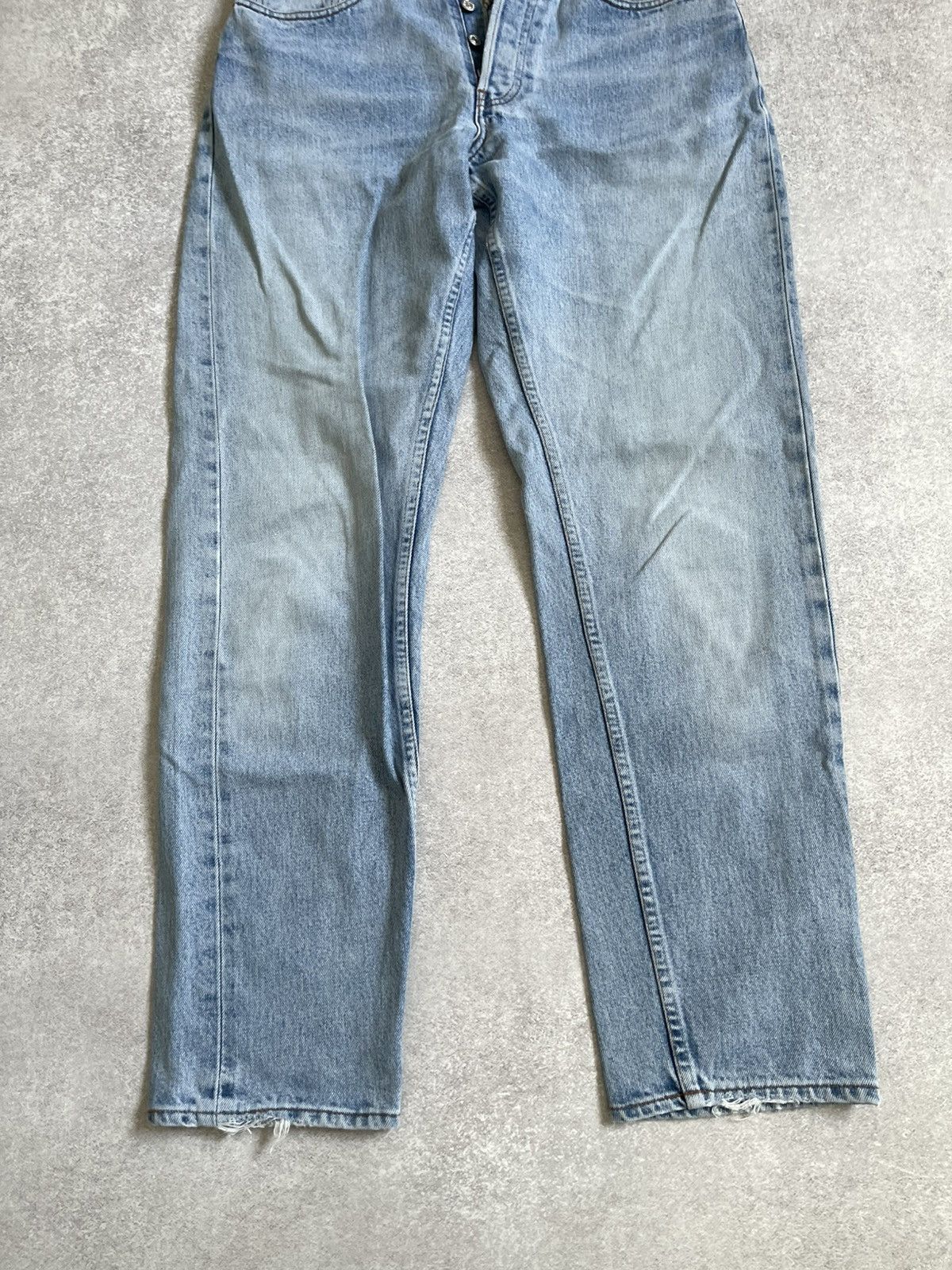 Levi's Vintage Levis 507 Classic Straight Light Blue Washed Jeans Size US 30 / EU 46 - 4 Thumbnail
