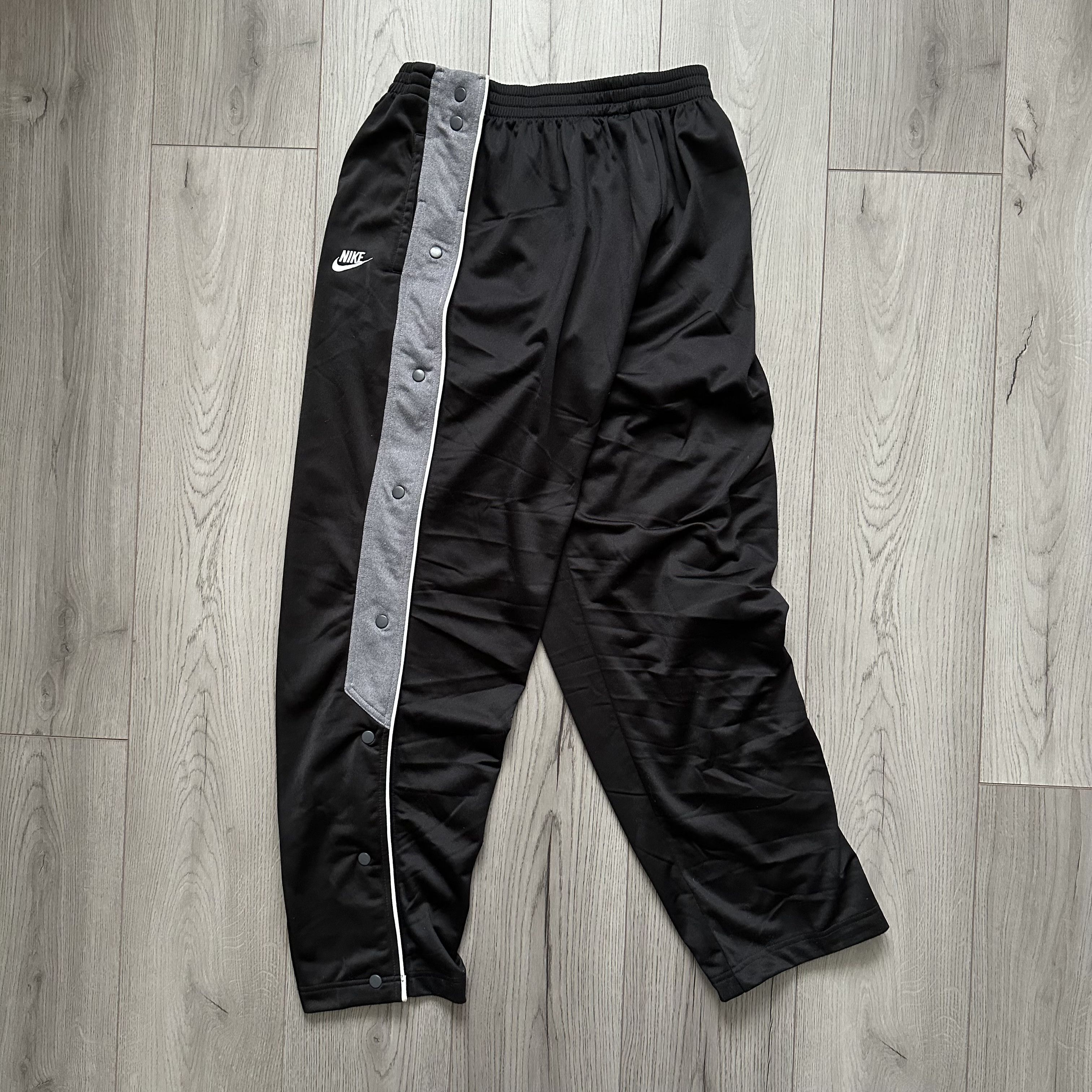 Nike Nike 90s Vintage Nylon Avant Garde Flare Button Up Pants Size US 34 / EU 50 - 8 Thumbnail