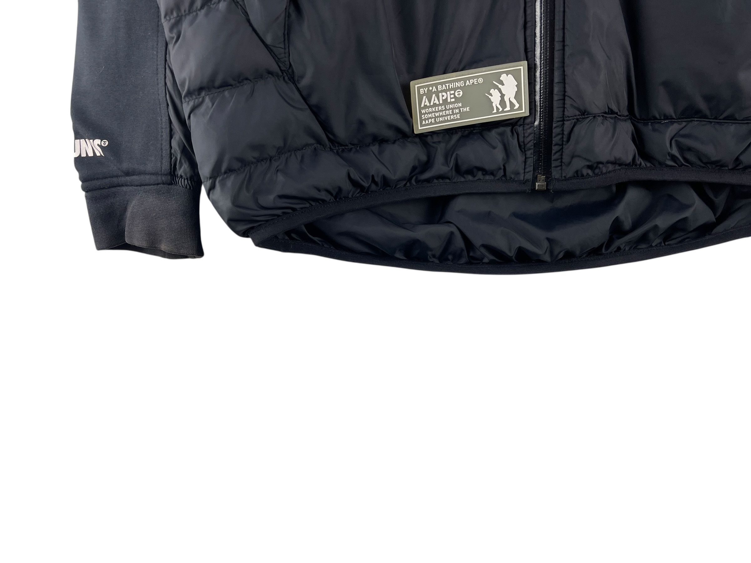 Bape AAPE BY A BATHING APE APUNVS Hybrid Quilted Hoodie Jacket Size US XL / EU 56 / 4 - 7 Thumbnail