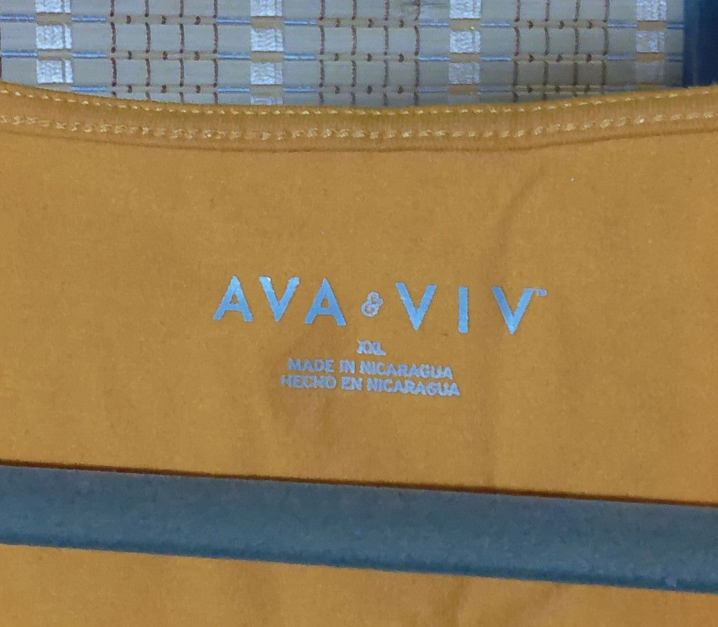 Other Women's Ava & Viv Orange Short Sleeve Tee Plus Size XXL Size XXL / US 16-18 / IT 52-54 - 4 Thumbnail