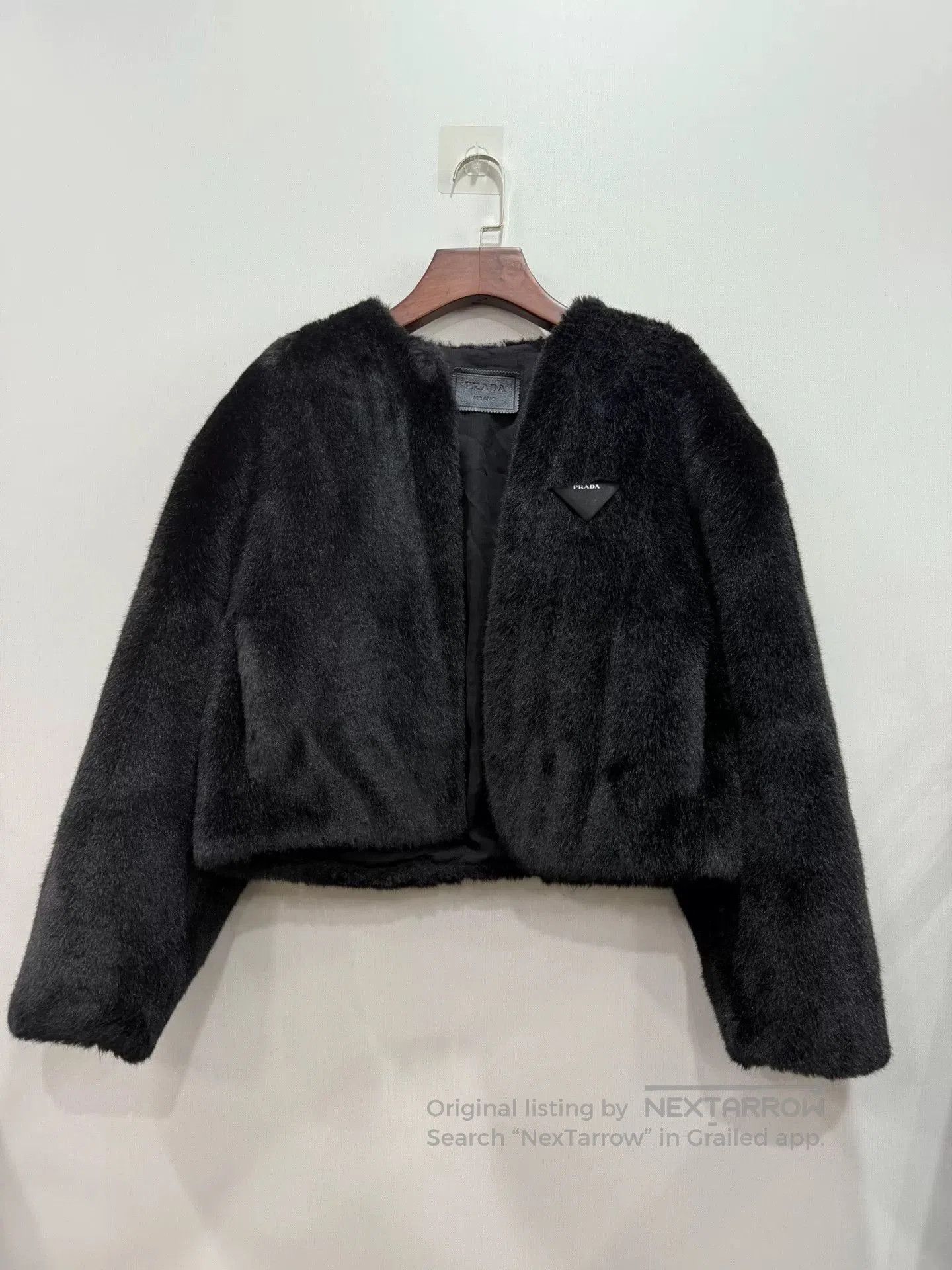 Prada Prada Aspen Black Short Coat. Size S / US 4 / IT 40 - 1 Thumbnail