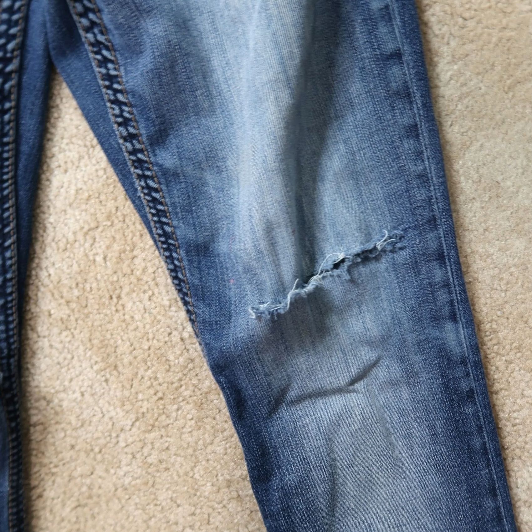 Vintage BKE Buckle Aiden Jeans Men’s 29 Regular Blue Denim Straight 5-Pocket Size 29x33 Vintage No Size US 29 - 3 Thumbnail