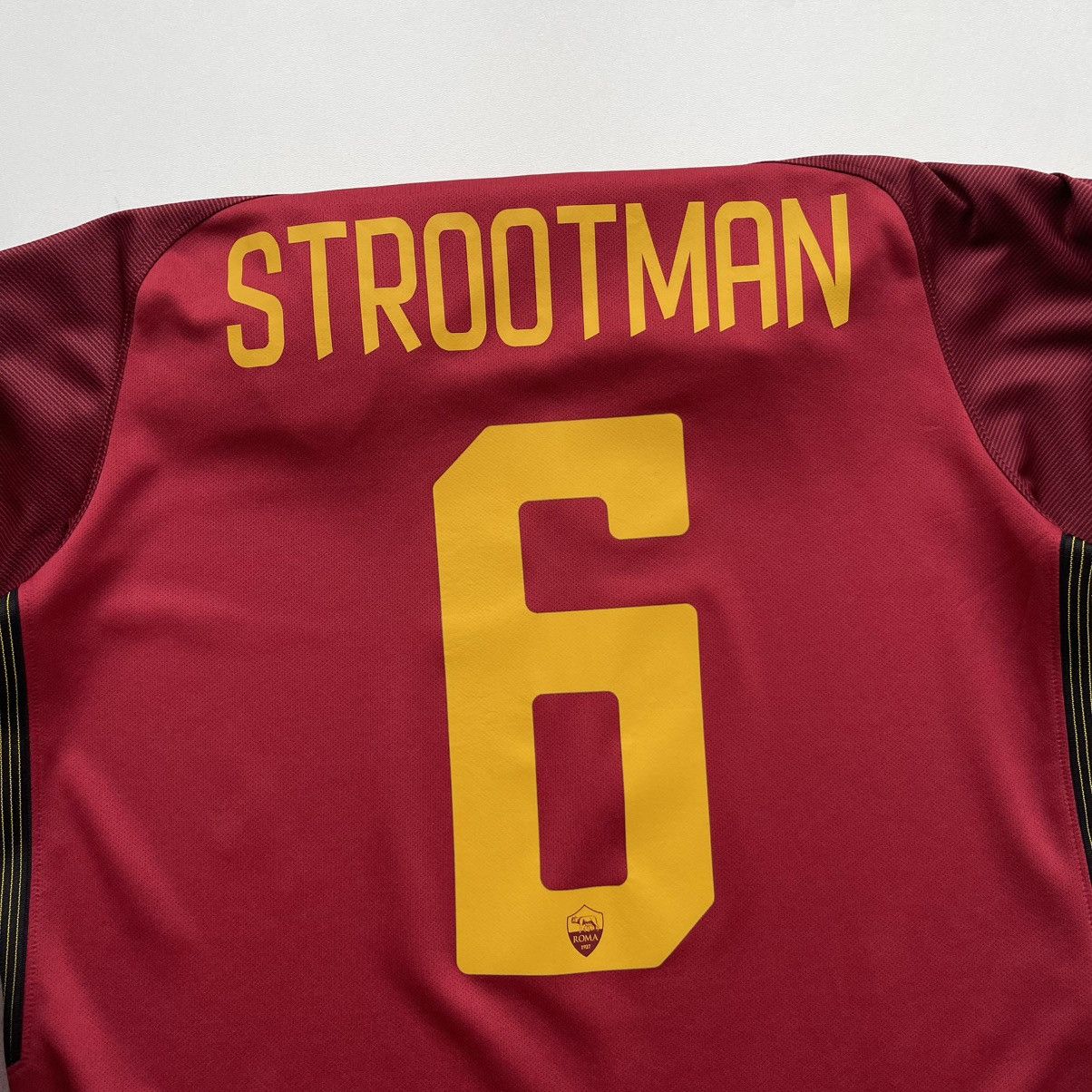 Nike Nike AS Roma 2017/2018 Home Jersey #6 STROOTMAN Serie A Rare Size US M / EU 48-50 / 2 - 10 Thumbnail