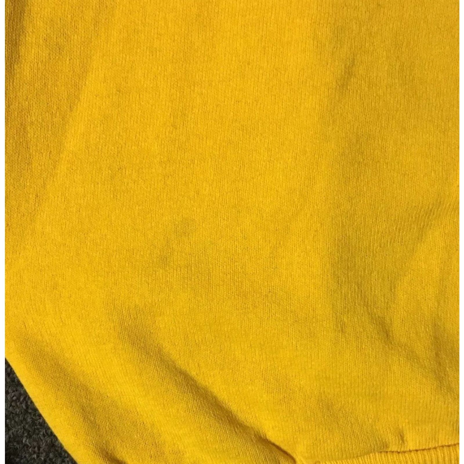 Vintage VINTAGE Vaporwave Hoodie Men L Yellow 70s 80s faded distressed USA Skate Surf Grunge Punk Biker Track Boxy Pullover Shirt Size US L / EU 52-54 / 3 - 5 Thumbnail