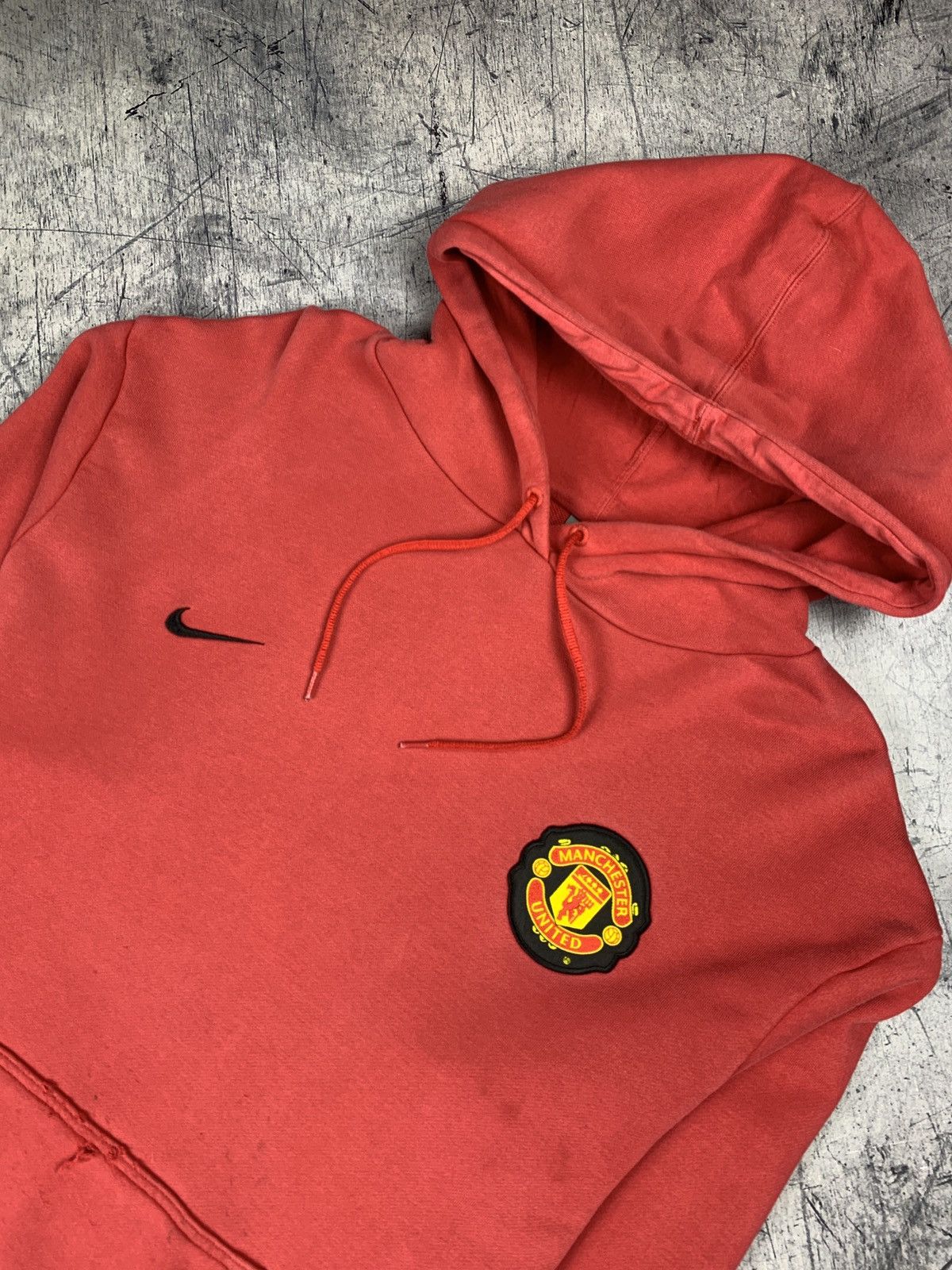 Nike Manchester United Orange Hoodie Nike Manchester United