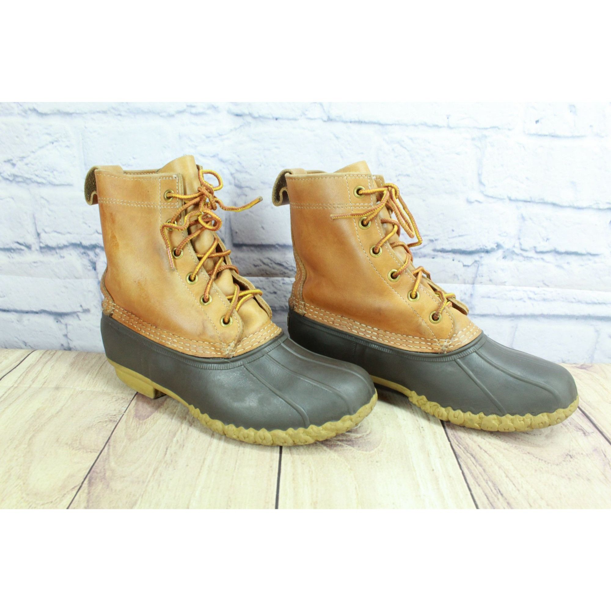 L.L. Bean LL Bean Women's Brown Lace Up Insulated Boots Size US 6 / IT 36 - 3 Thumbnail