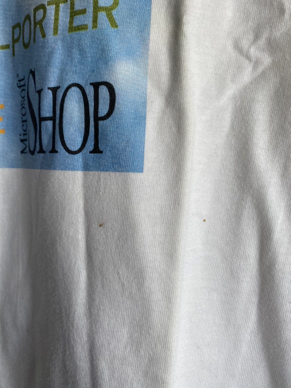 Hanes × Microsoft 🔥90s Microsoft 95 Soft Wear Promo Shop Start Button T Shirt Size US L / EU 52-54 / 3 - 11 Thumbnail