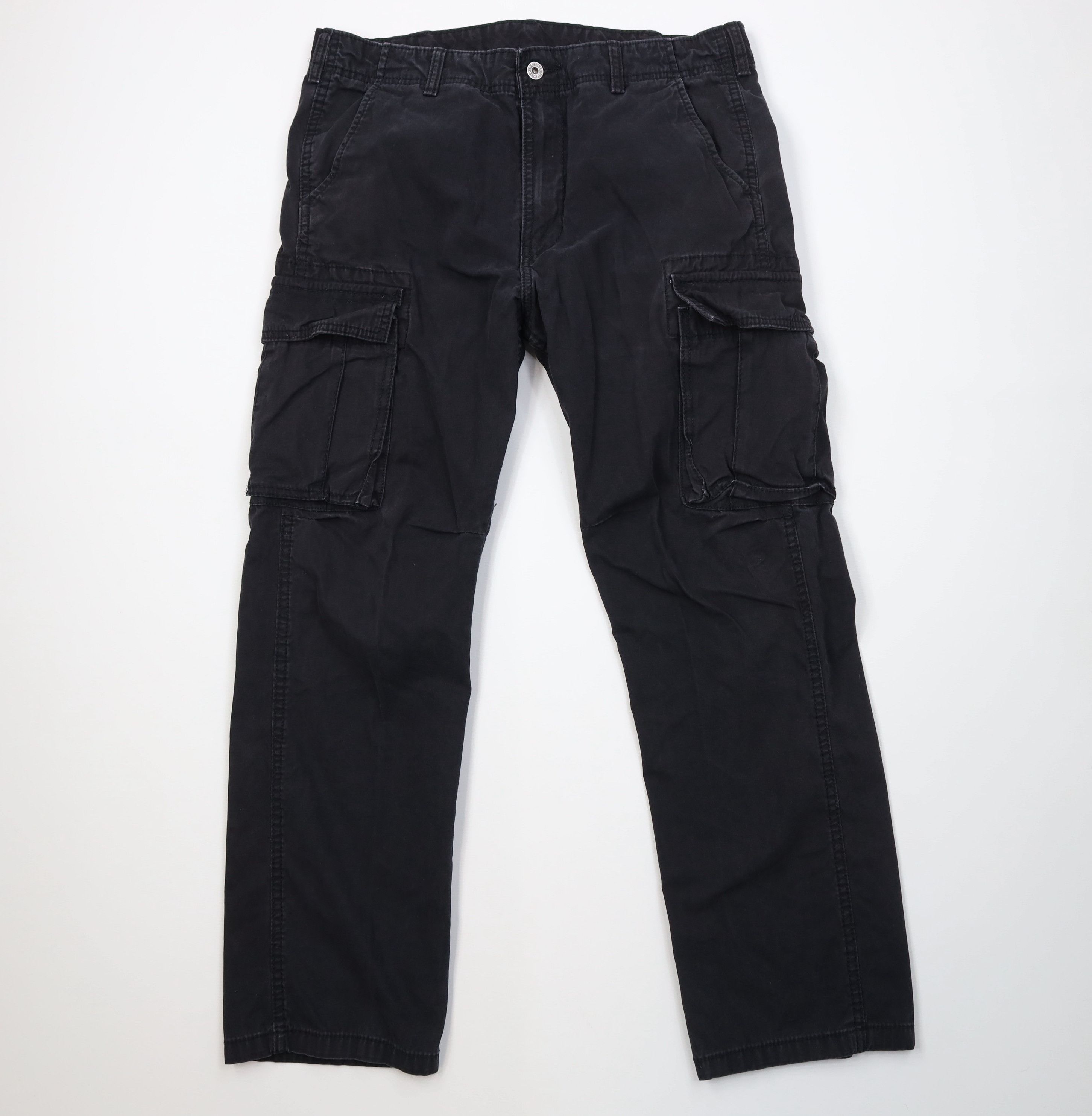Levi's Vintage Y2K Levis Loose Wide Leg Cargo Pants Gray Cotton Size US 34 / EU 50 - 1 Thumbnail