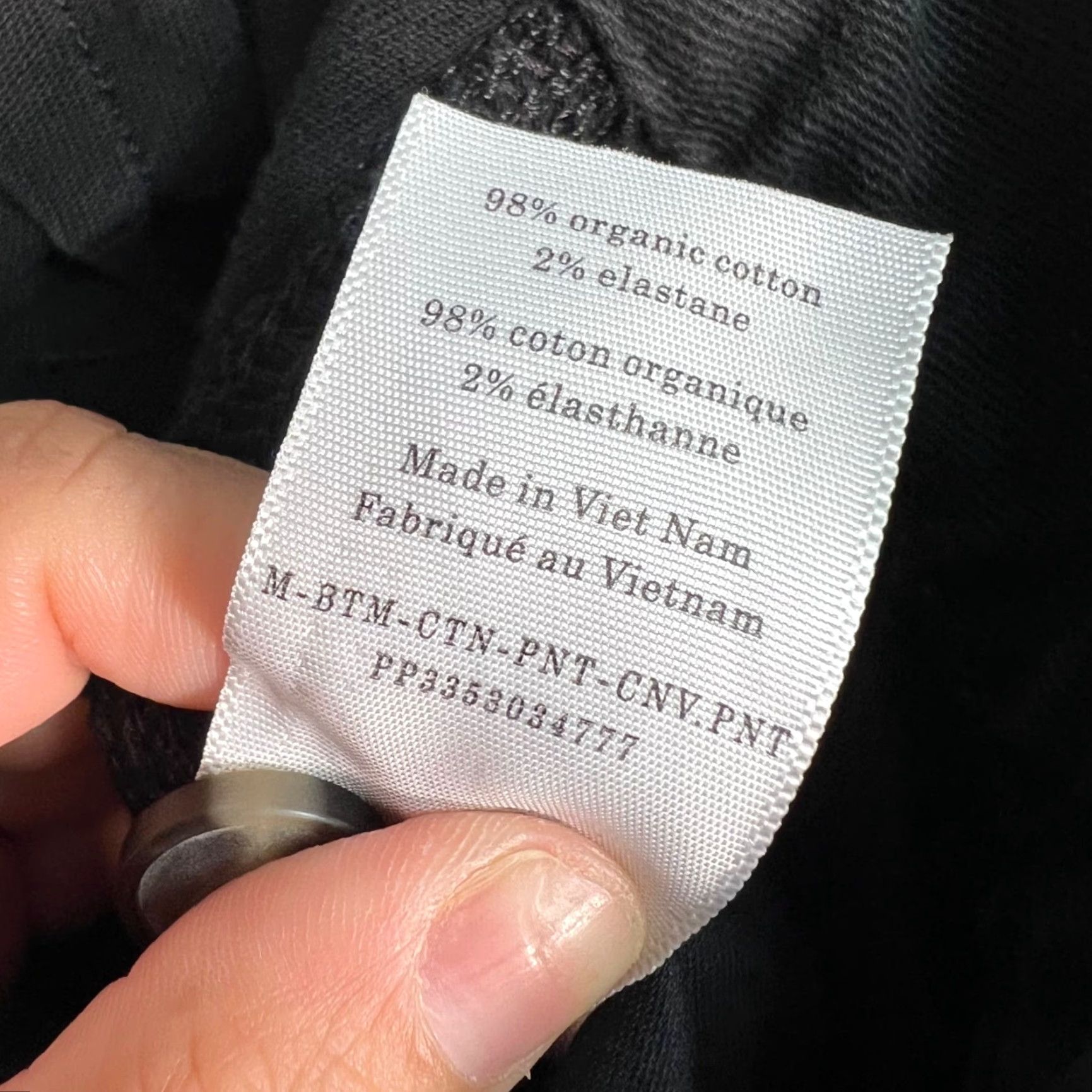Everlane Everlane Mens Black Organic Cotton Carpenter Pants 29 x 32 Straight Leg Size US 29 - 4 Thumbnail