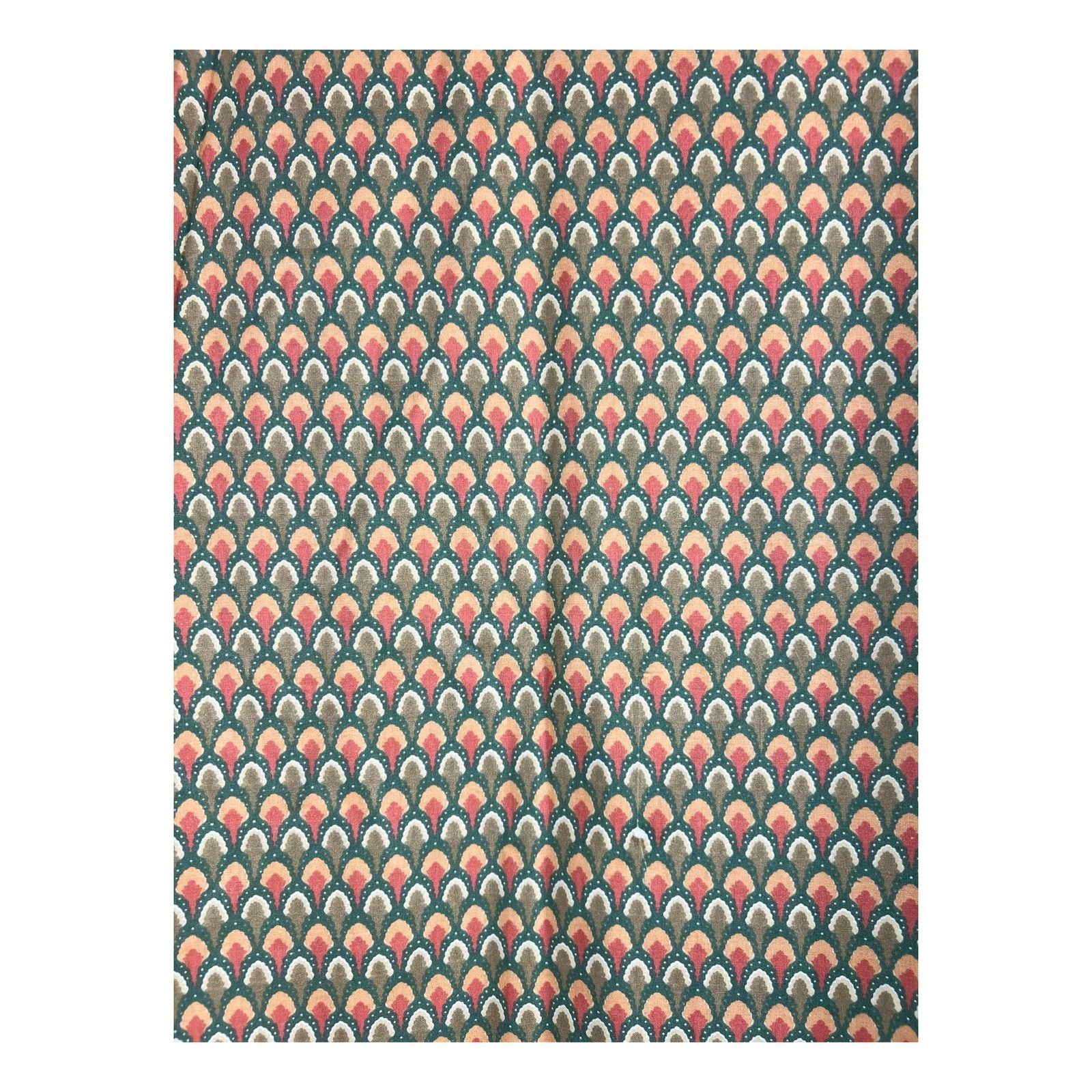 Other Vintage Open Front Geometric Print Blazer Overcoat Green Size ONE SIZE - 6 Thumbnail