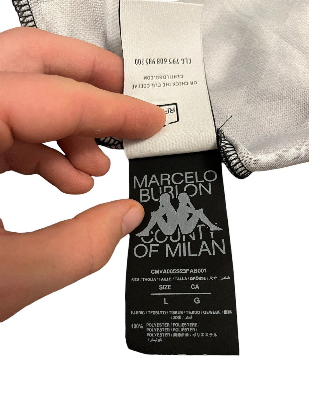 Kappa × Marcelo Burlon Luxury Marcelo Burlon x kappa Size US L / EU 52-54 / 3 - 6 Thumbnail