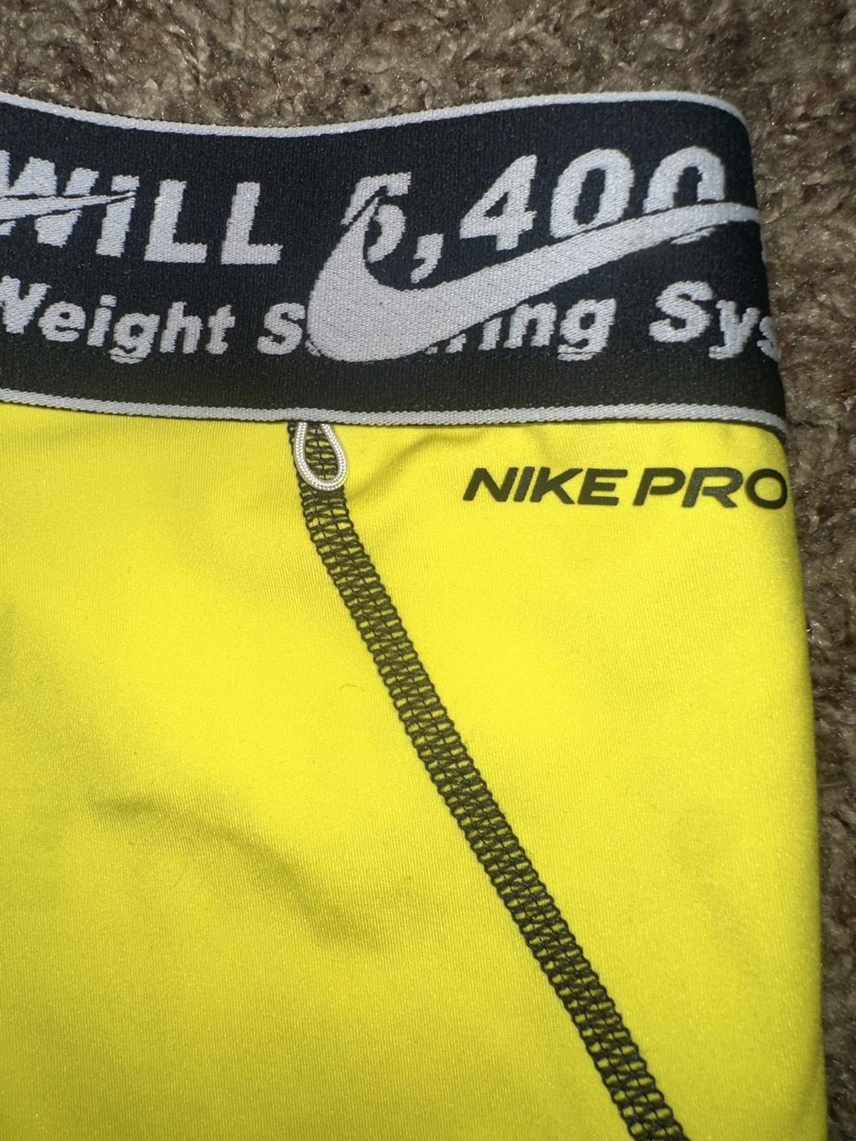 Nike OFF-WHITE x Nike Women's Training Shorts Opti Yellow Size 25" / US 0 / IT 36 - 6 Thumbnail