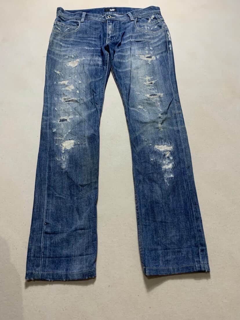 Kapital 2000’s Gladnews disstres denim jeans kapital/helmutlang Size US 31 - 3 Thumbnail