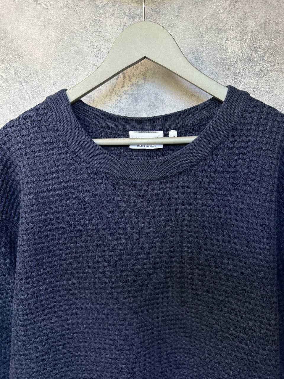 Lacoste Lacoste Waffle Knit Sweater - Made in France - Navy Pullover Size US XL / EU 56 / 4 - 5 Thumbnail