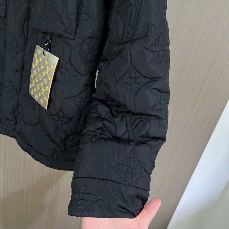 Louis Vuitton Louis Vuitton Black Quilted Cotton Jacket-2506 Size US XXL / EU 58 / 5 - 5 Thumbnail
