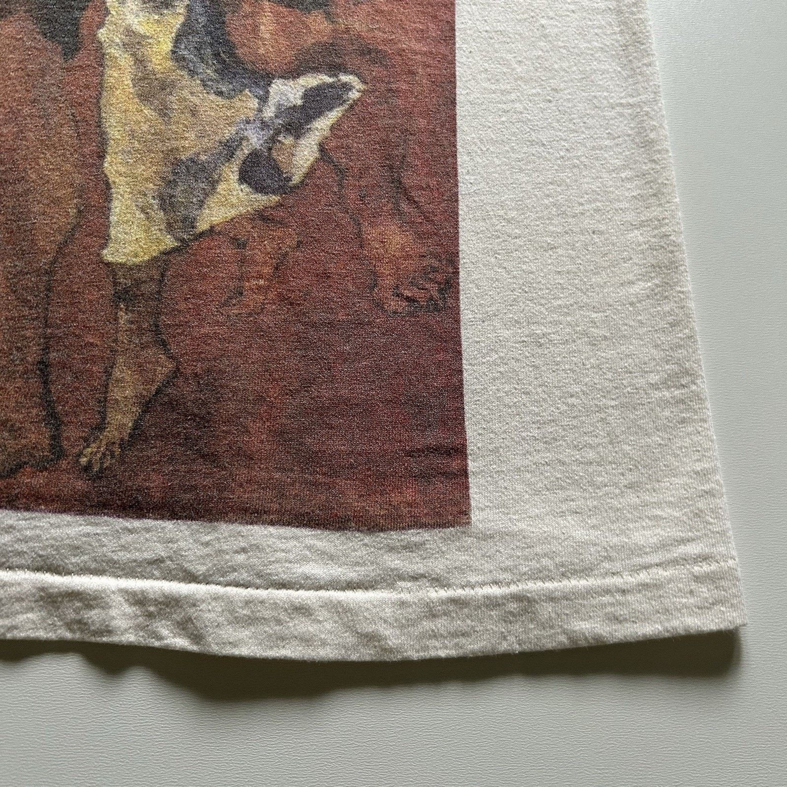 Hanes × Vintage Vintage Picasso T-Shirt XL 90s AOP Made In USA Single Stitch Size US XL / EU 56 / 4 - 9 Thumbnail